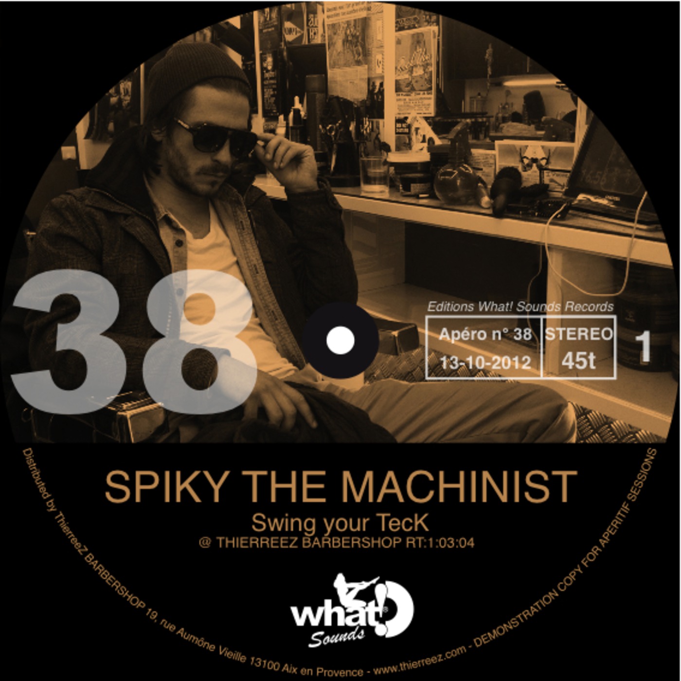 APERITIF NUMBER 38 SWING YOUR TECK @ THIERREEZ BARBERSHOP ( MIXED BY SPIKY THE MACHINIST )