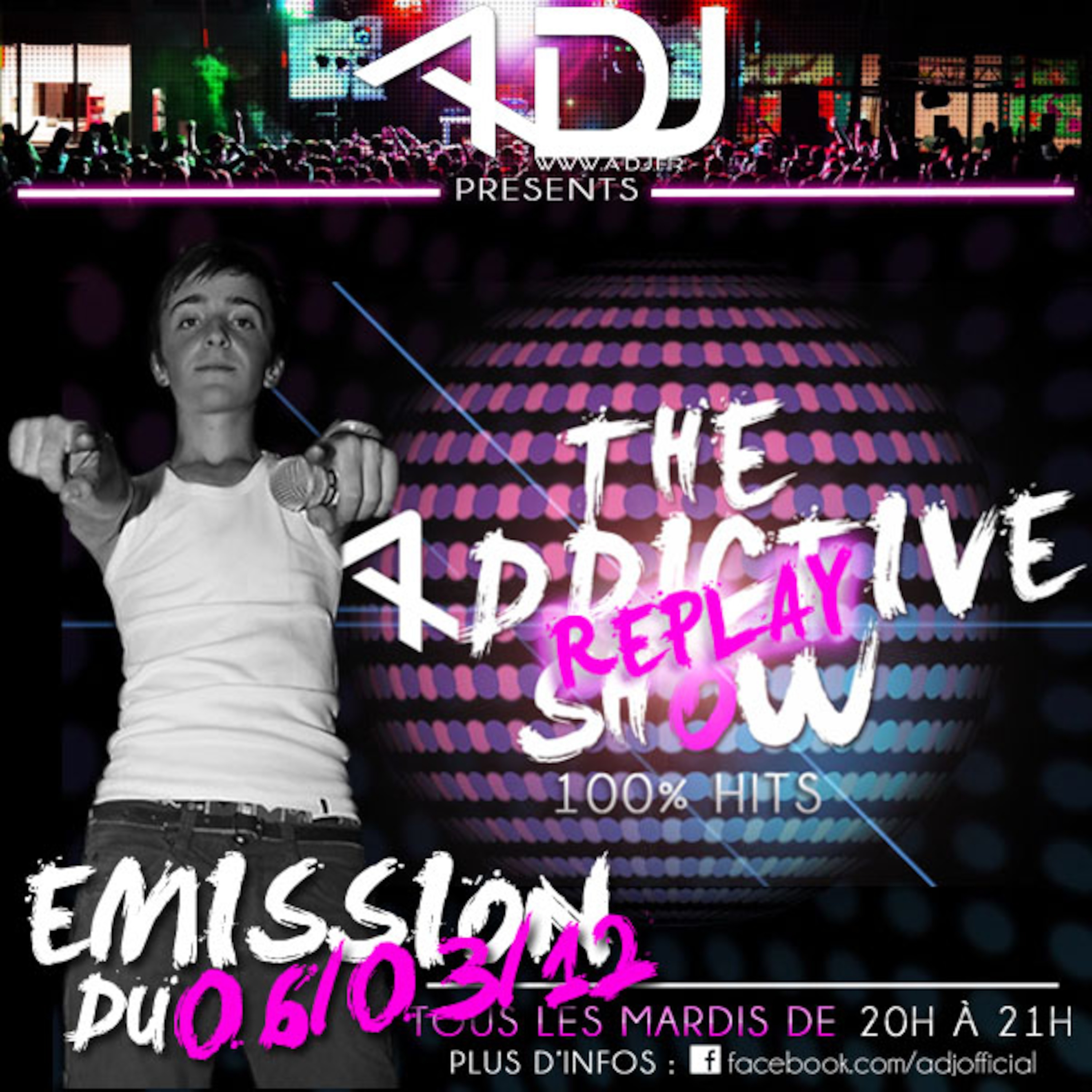 THE A-DDICTIVE REPLAY SHOW by A-DJ on JetSetLifeRadio.com - 6/03/12 episode artwork