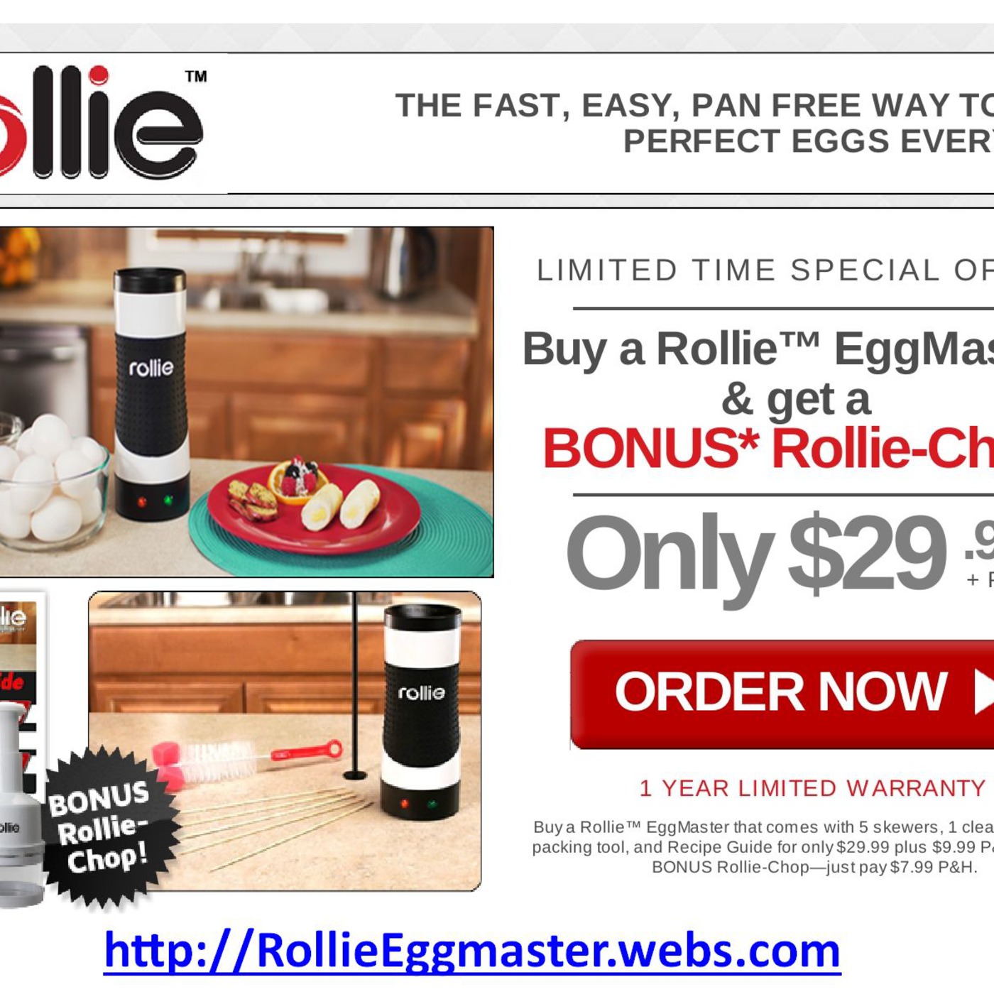 Rollie Eggmaster Adding a New Dimnsion to Eggs