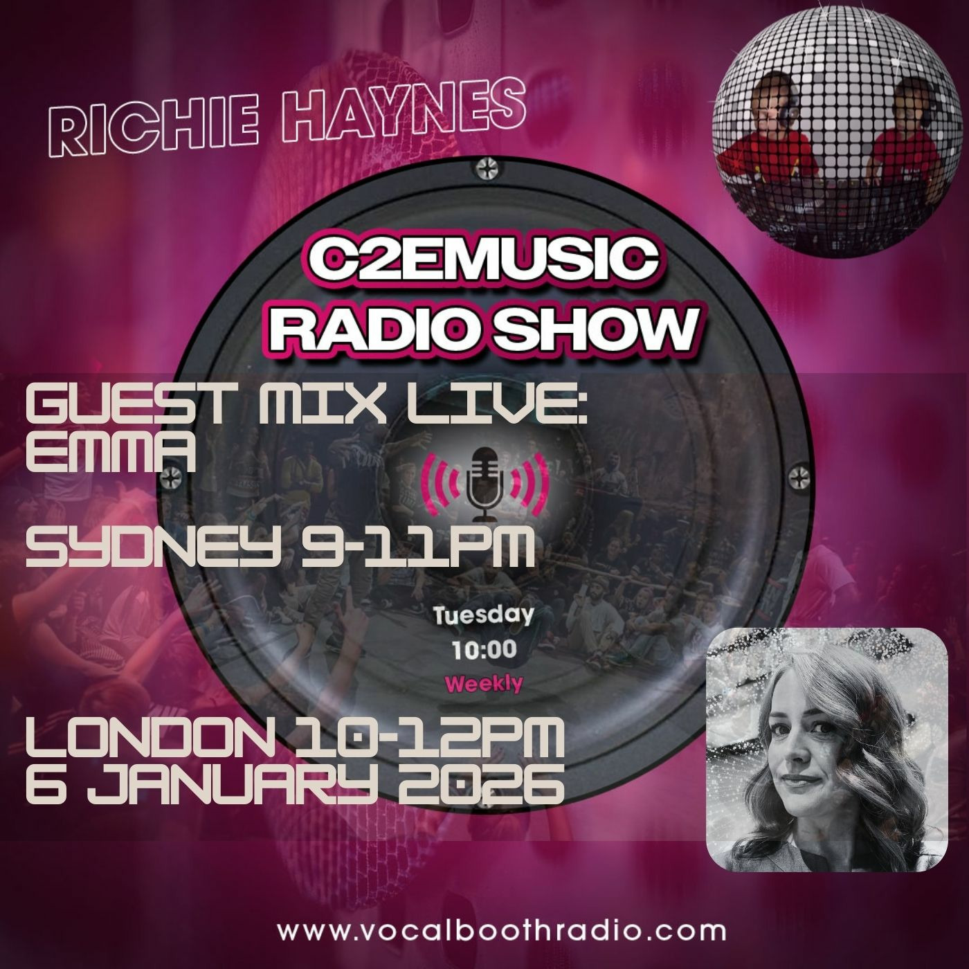 Episode 309: c2eMusic Radio Show - Guest Mix - Emma - Jan 2026