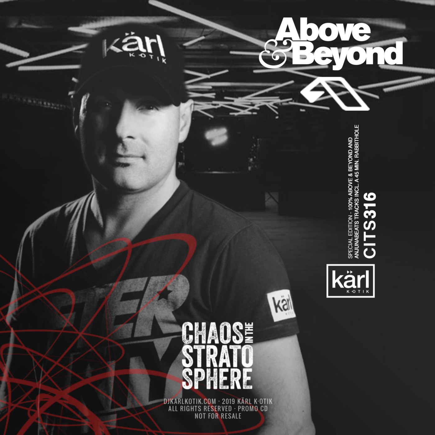 Episode 316: dj karl k-otik - chaos in the stratosphere episode 316 - special episode - 100% above & beyond and anjunabeats trance tracks + 45 min. rabbithole