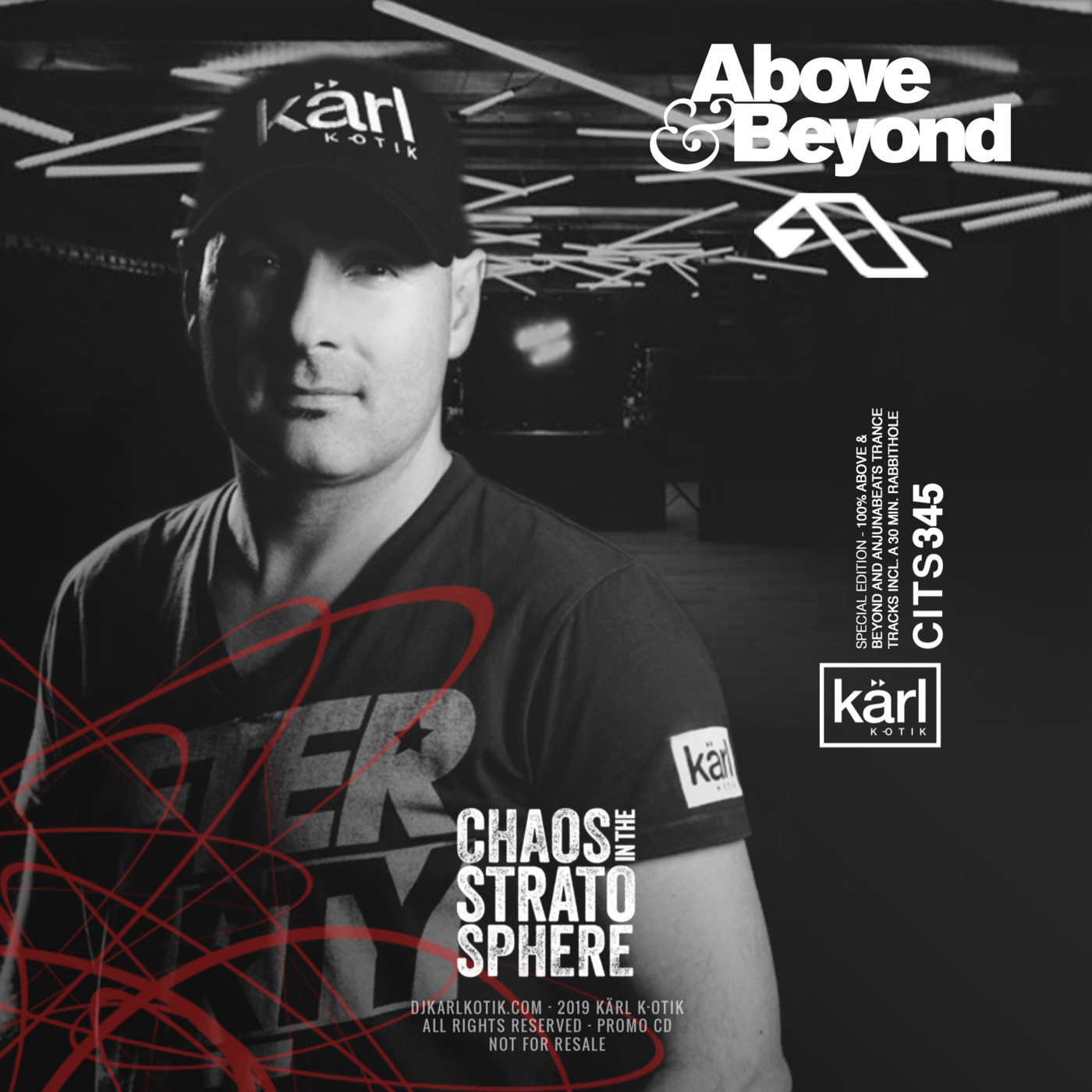 Episode 345: dj karl k-otik - chaos in the stratosphere episode 345 - special episode - 100% above & beyond and anjunabeats trance tracks + 30 min. rabbithole