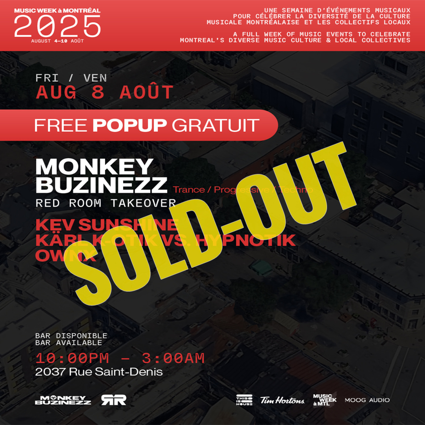 Episode 504: dj karl k-otik - chaos in the stratosphere episode 504 - special episode - monkey buzinezz takeover @ le red room for MWM2025 - live set