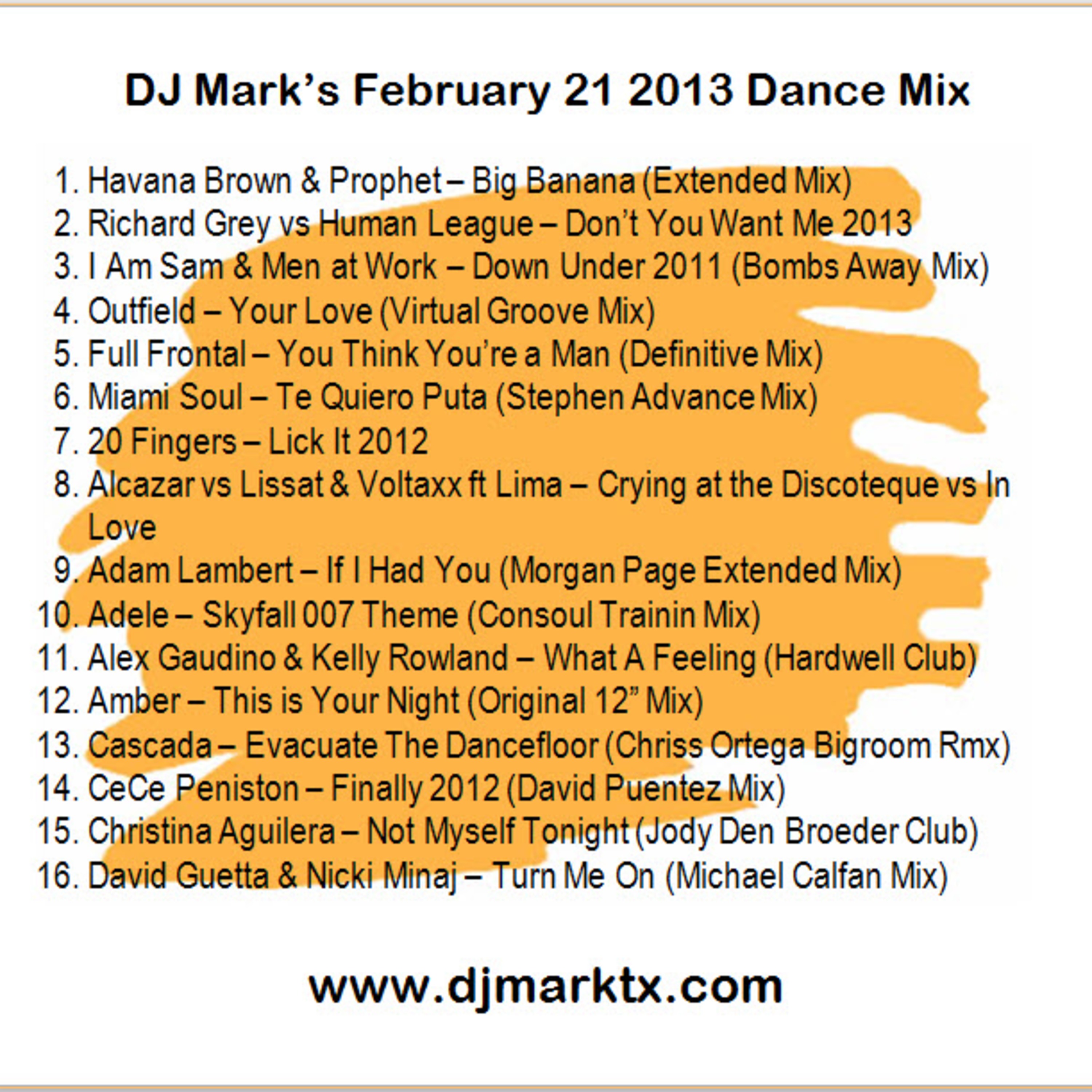 Feb 2103 Mix #2 episode artwork