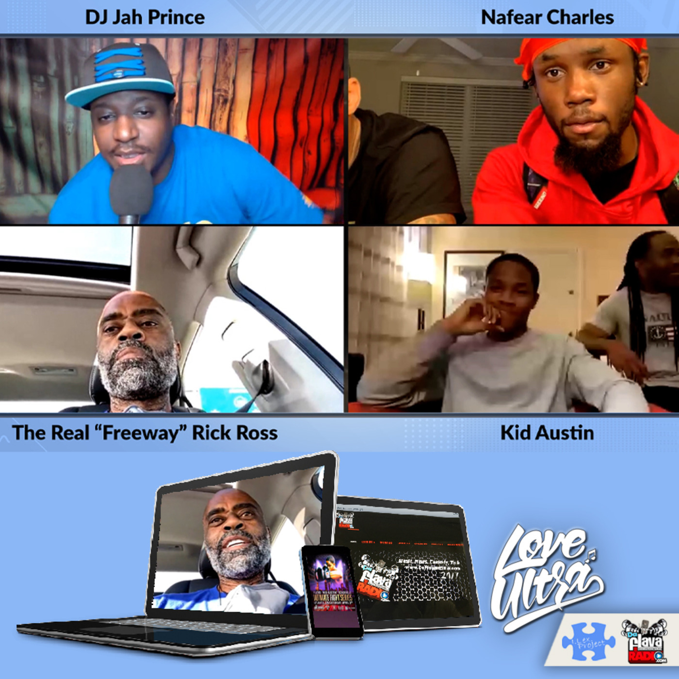 Episode 130: Freeway Ricky Ross with Kid Austin and Nafear Charles Ultimate Fight Series Atlanta episode artwork