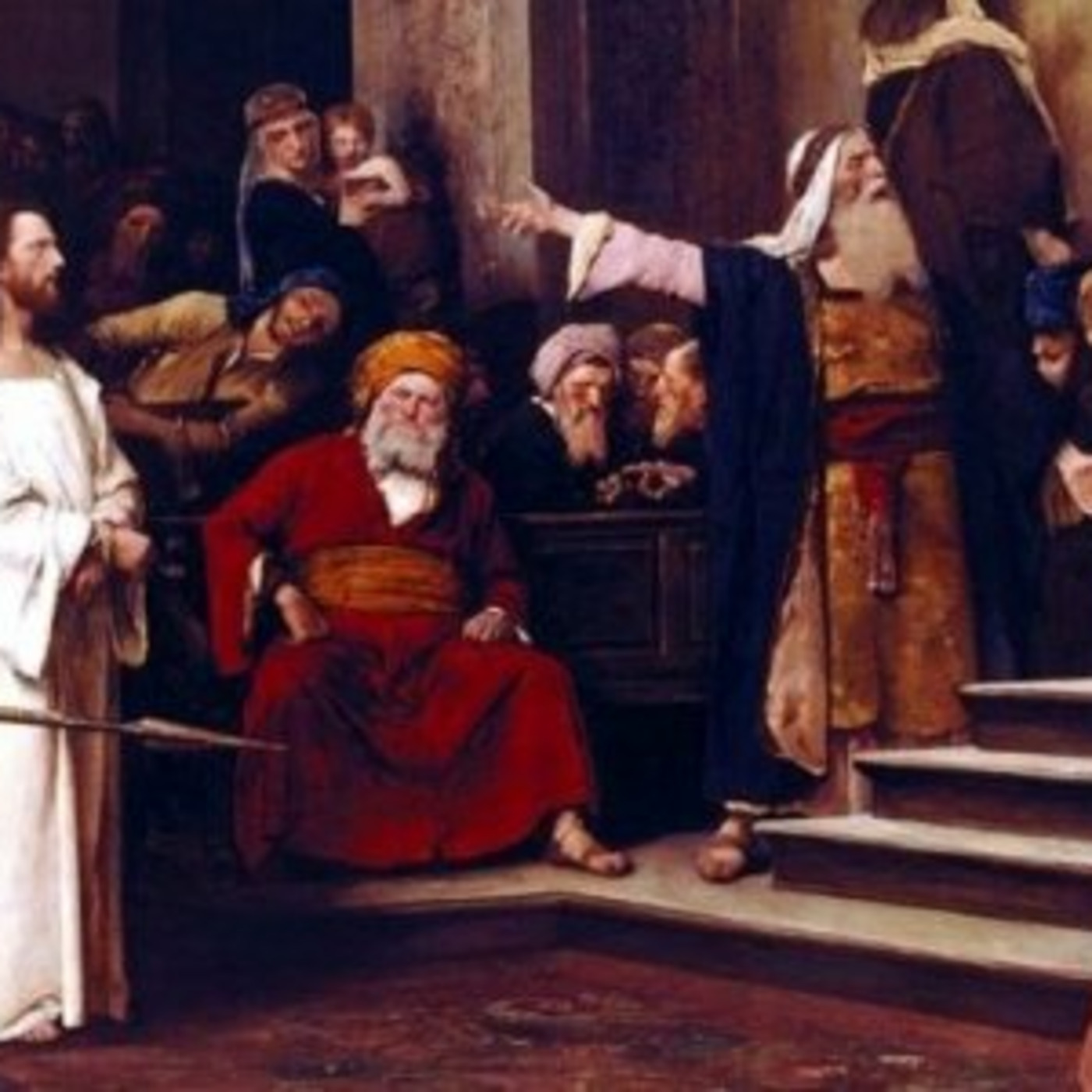 Episode 173: Luke 22:66-23:25, The Unrighteousness of Man is Really What Is on Trial! episode artwork