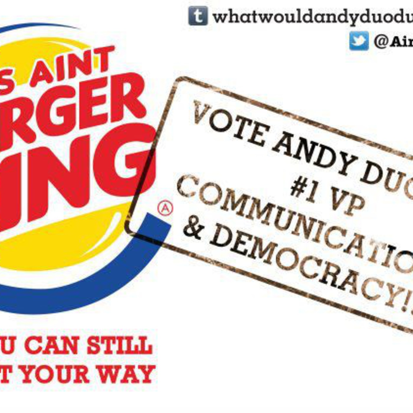 Episode 12: Vote Andy NOW