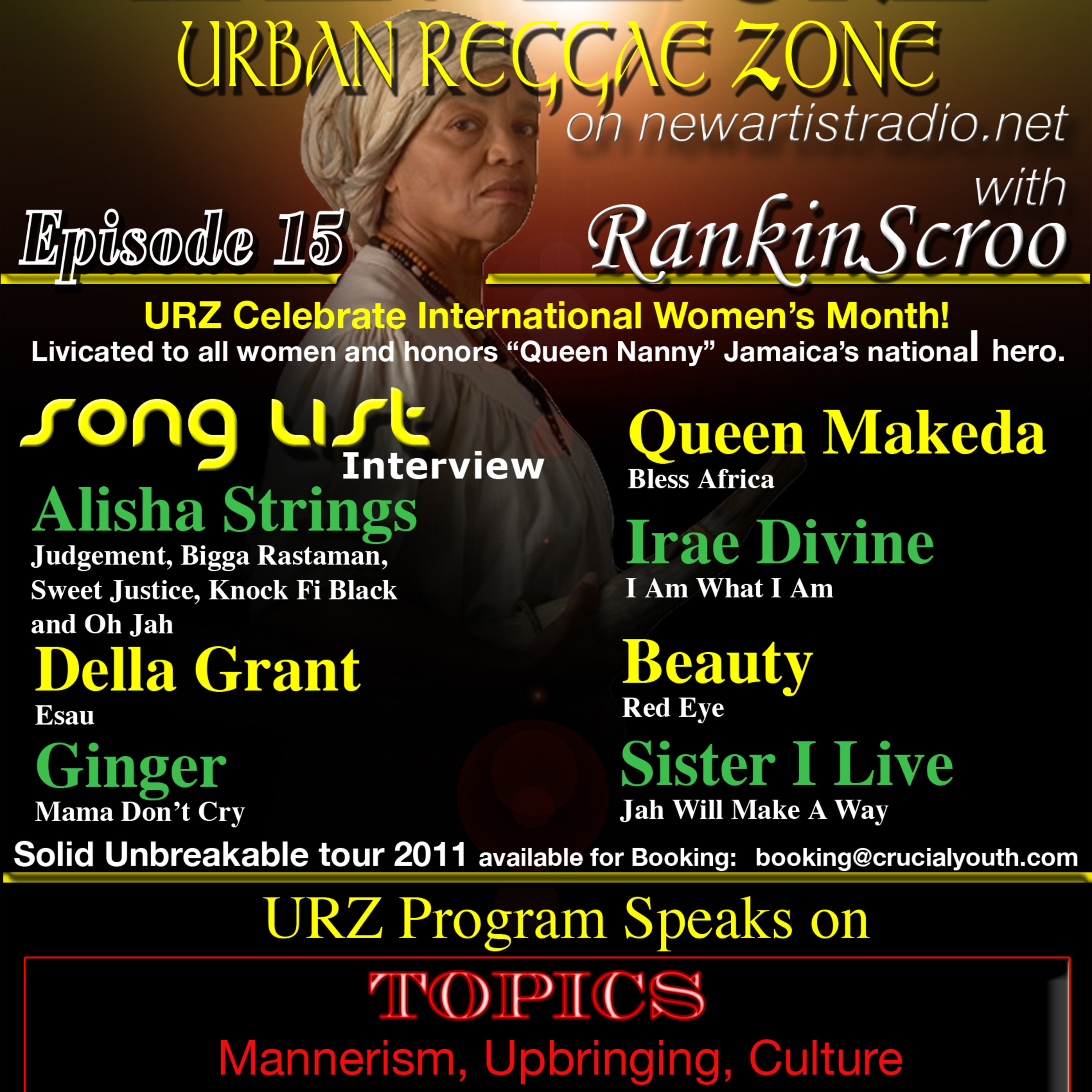 URBAN REGGAE ZONE radio show