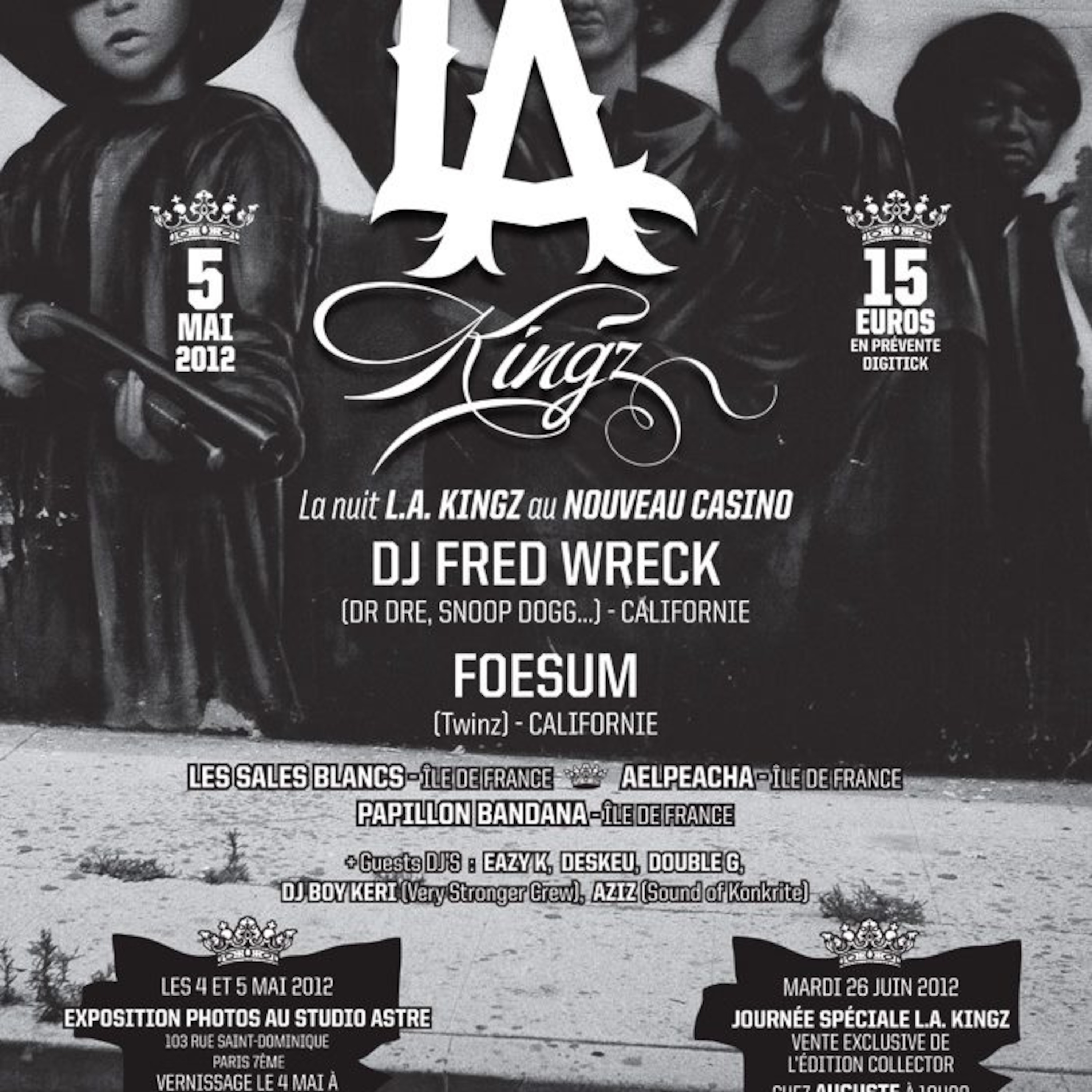 N°16 "Cuff Yo Chick spécial L.A KINGZ PARTY" mixé en live par Dj Eazy-K