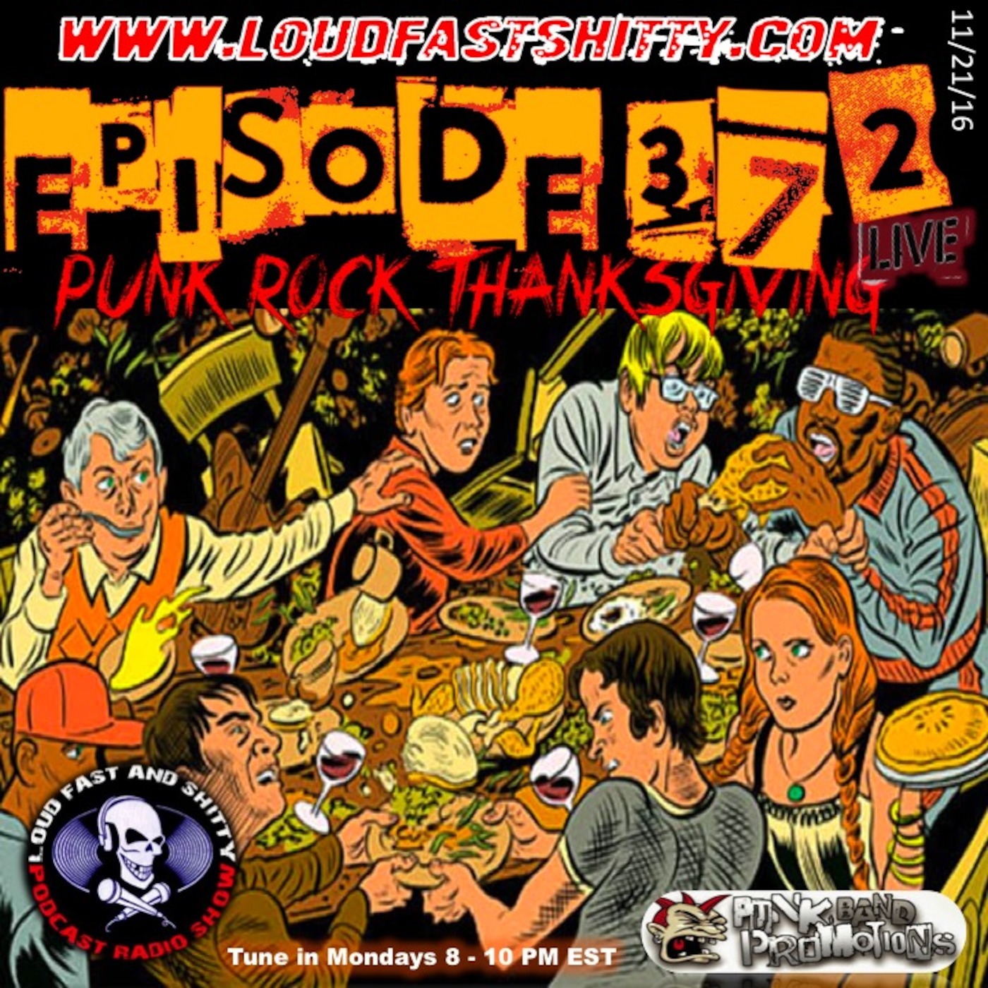 Episode 372 | Punk Rock Thanksgiving | November 21, 2016