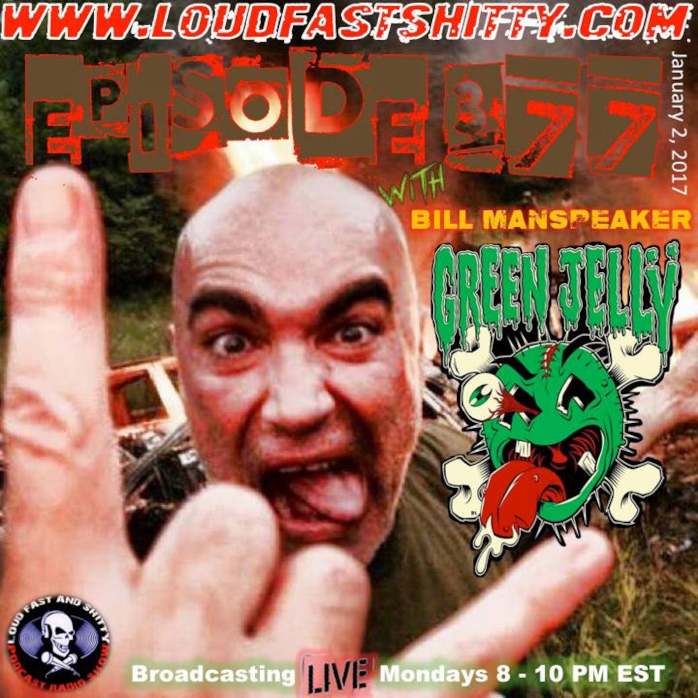 Episode 377 | Bill Manspeaker of Green Jelly | January 2, 2017