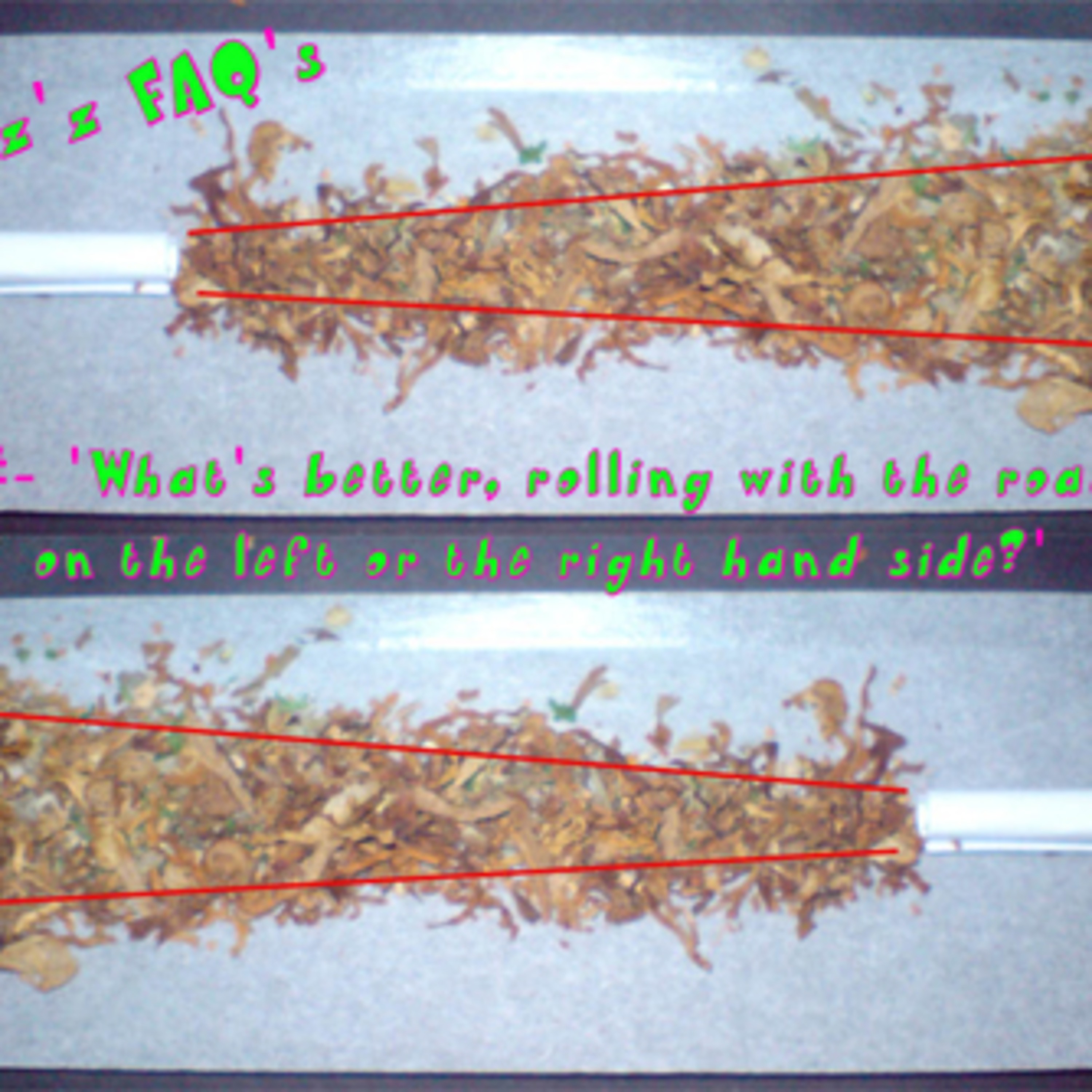 Oz’z FAQ’s 2# - ‘What’s better, rolling with the roach on the left or right hand side?’ episode artwork