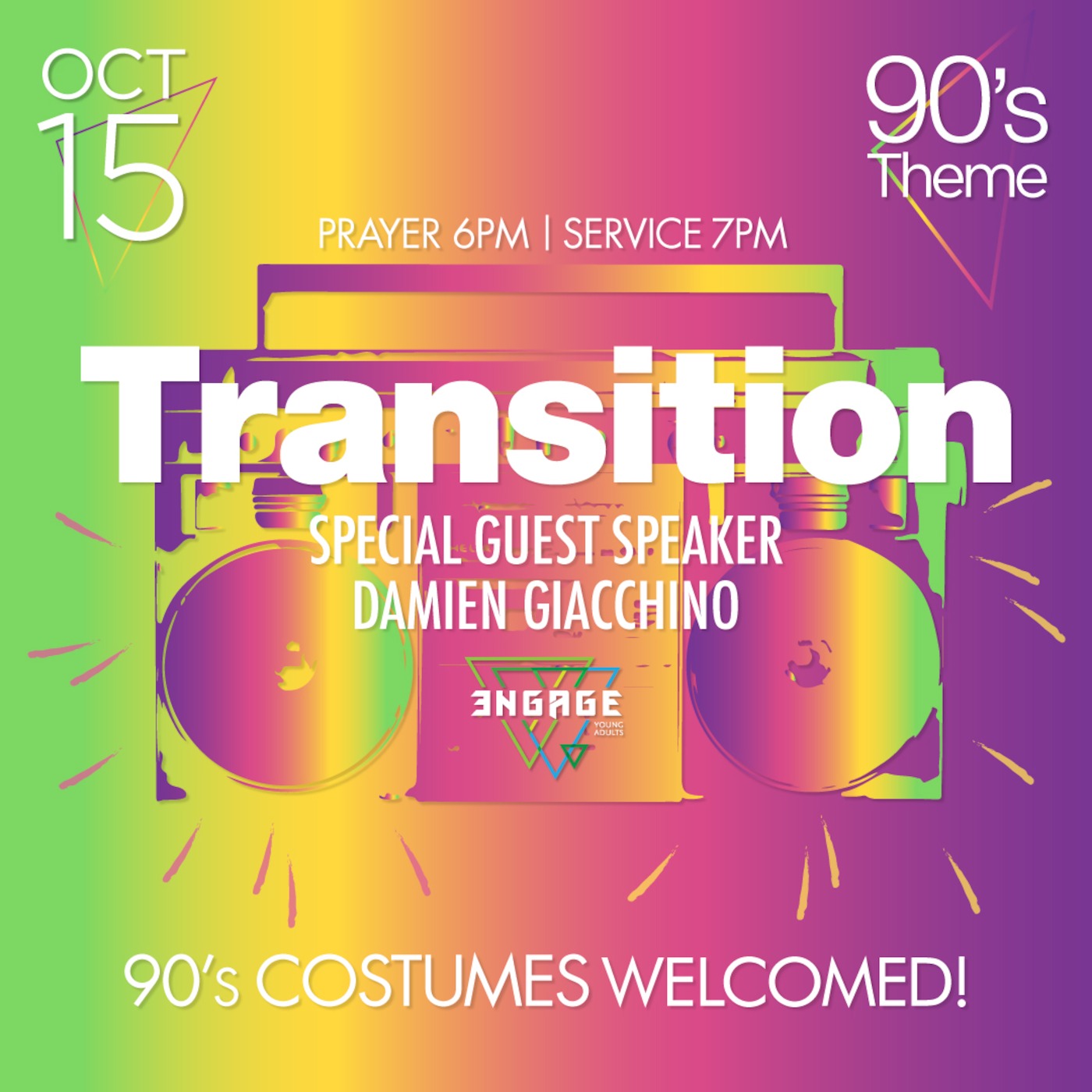 ENGAGE YOUNG ADULTS - TRANSITION with Pastor Damien Giacchino episode artwork