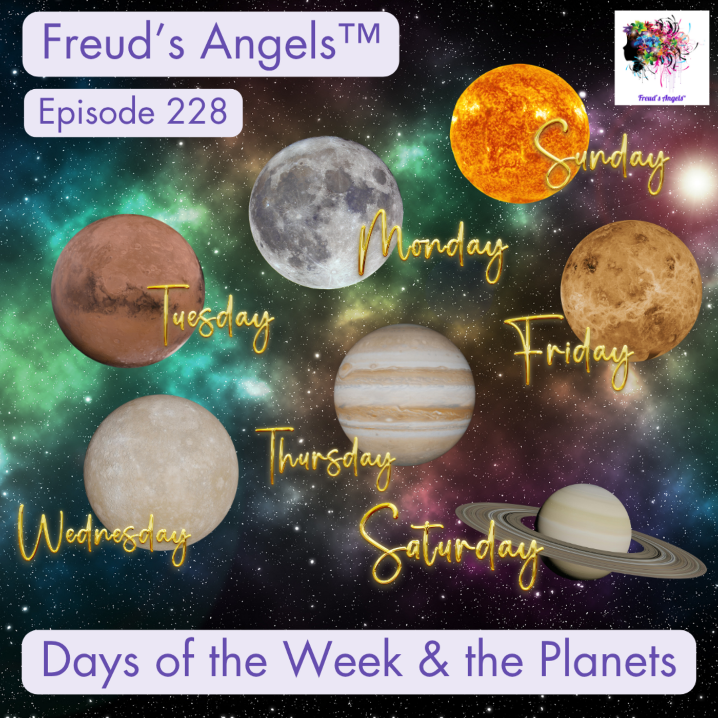 Episode 228: Days of the Week & the Planets episode artwork