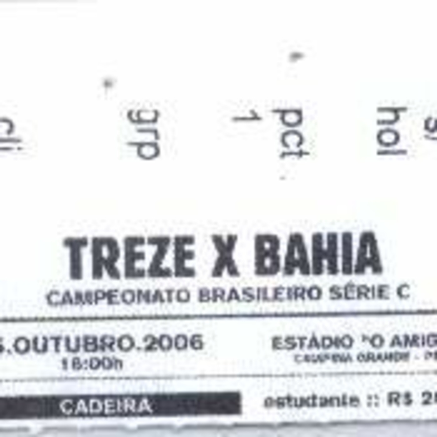 Treze 2x0 Bahia-BA Série C 2006, jogo completo episode artwork