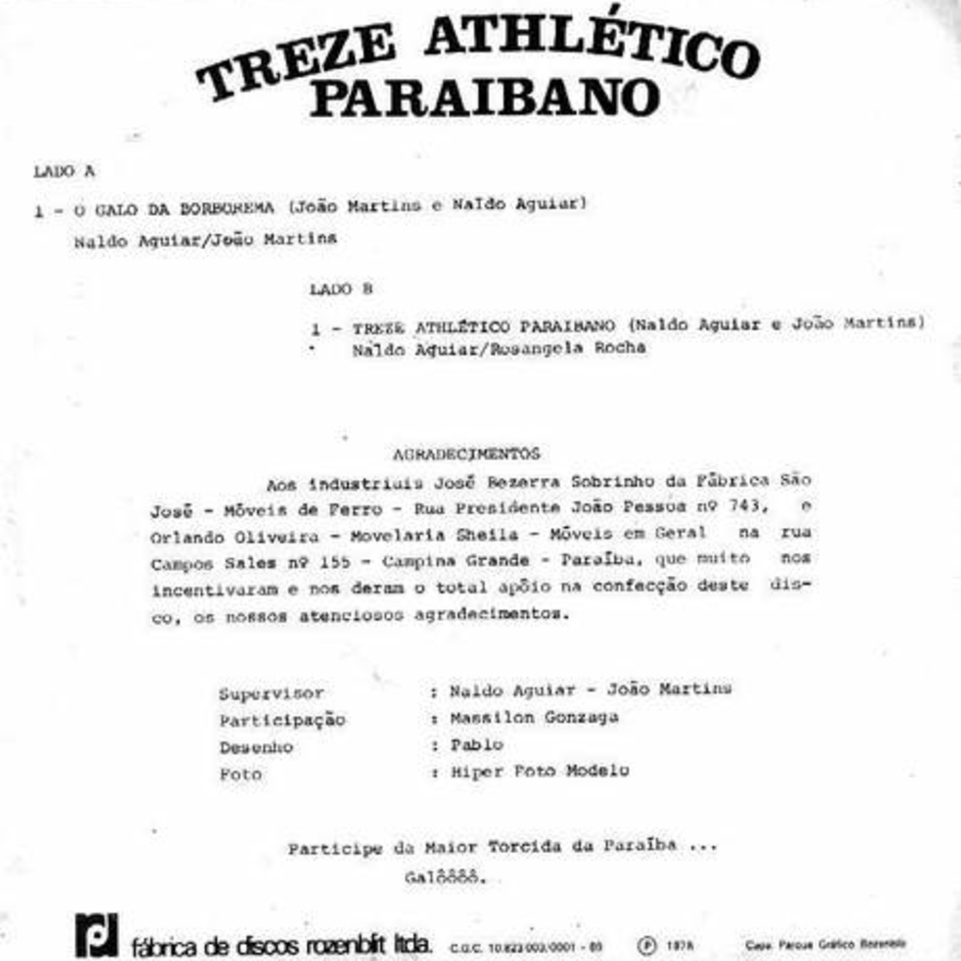 Tema "Treze Athlético Paraibano" episode artwork