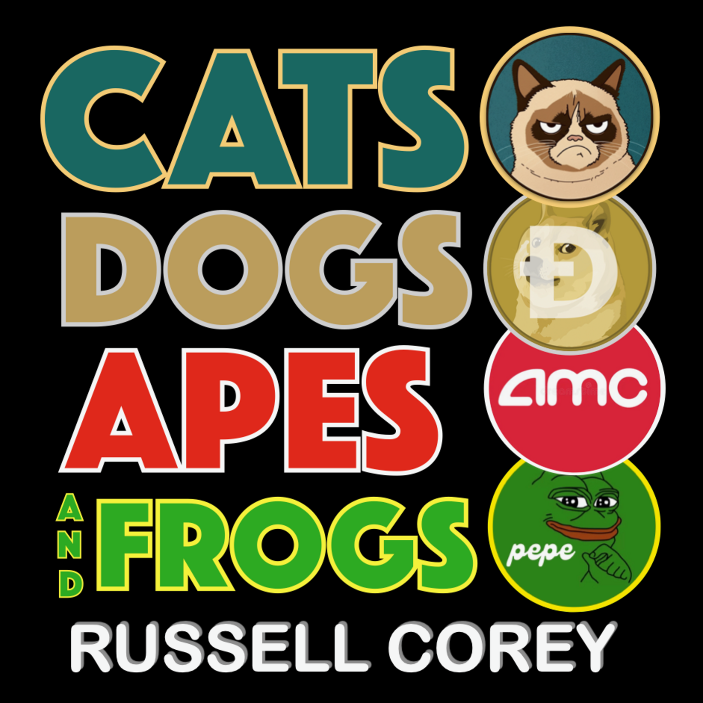 CATS DOGS SQUIDS AND FROGS - Crypto Investing  Podcast by Russell Corey