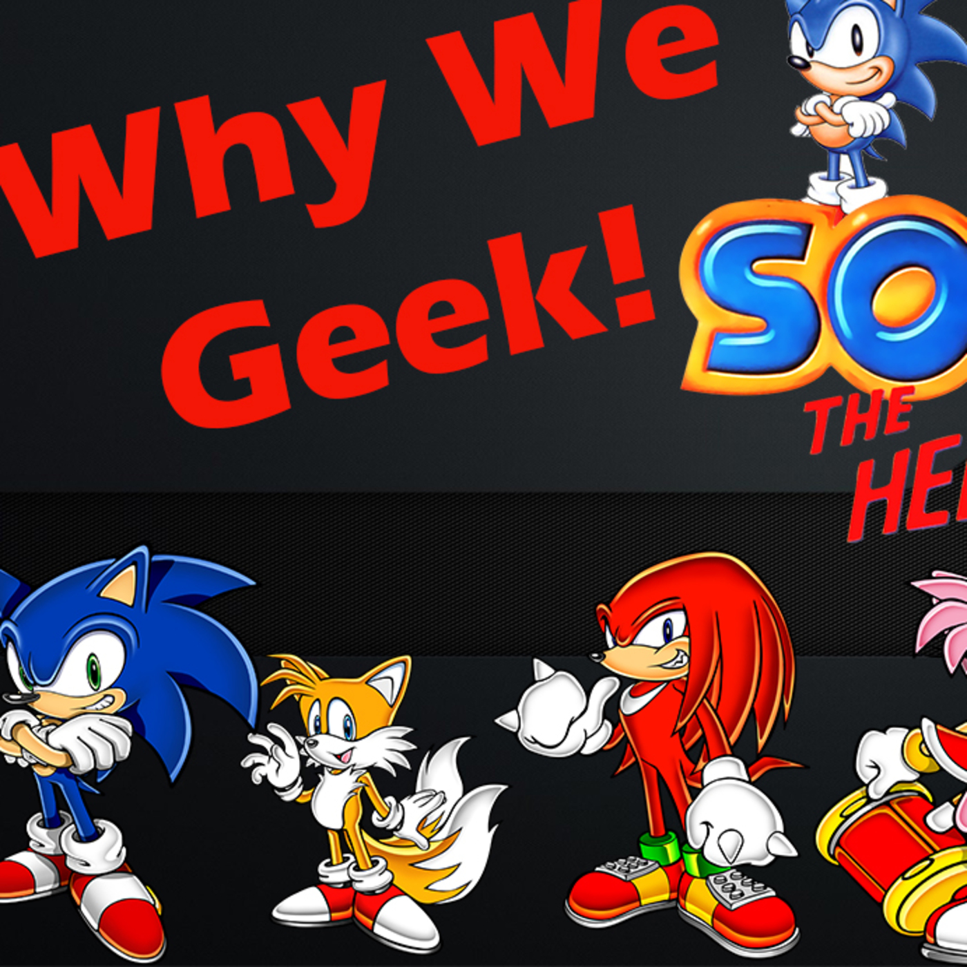 Why We Geek Podcast - Sonic the Hedgehog!