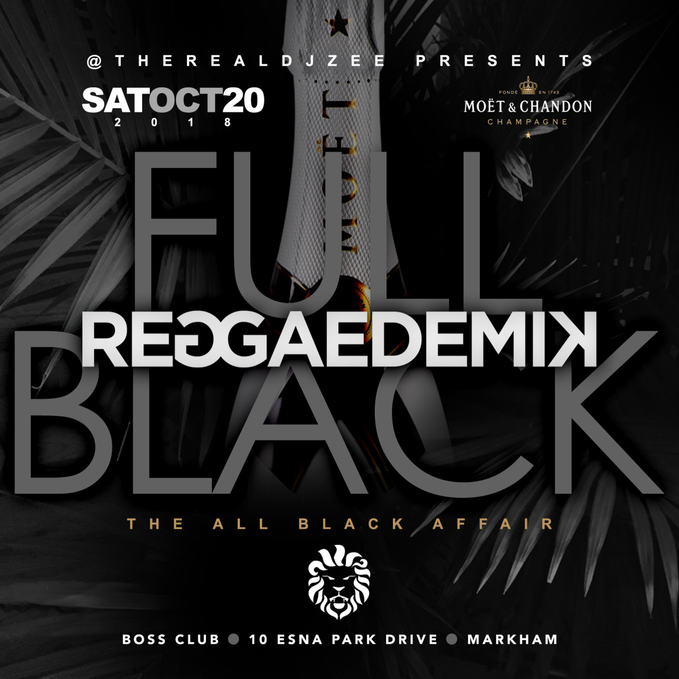 REGGAEDEMIK FULL BLACK 2018