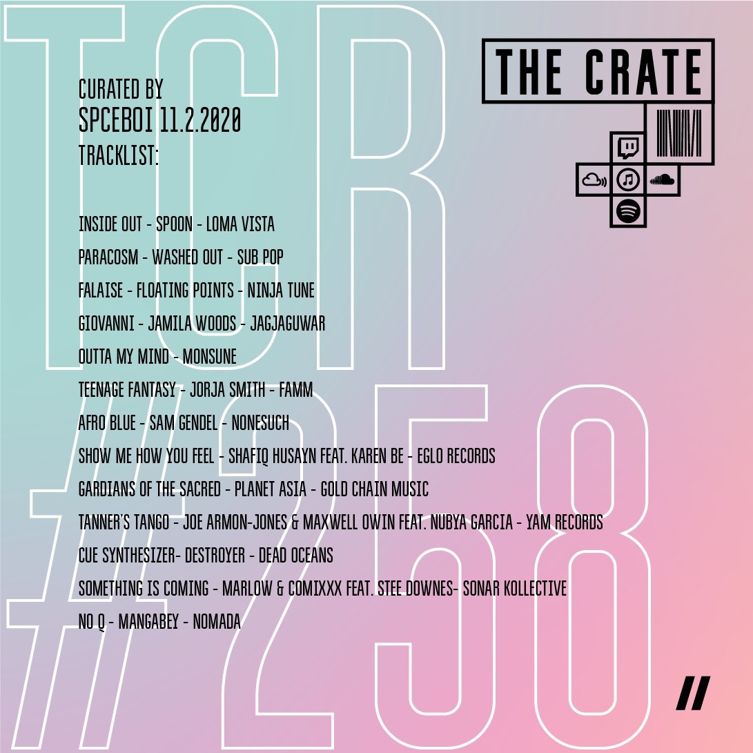 The Crate #258 curated by Spceboi 11.2.2020