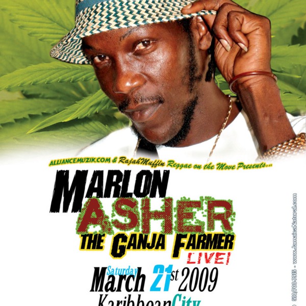 米7” Marlon Asher Ganja Farmer CUP001 Caribbean Undergroun /00080 Marlon Asher – Ganja Farmer – Vinyl (7