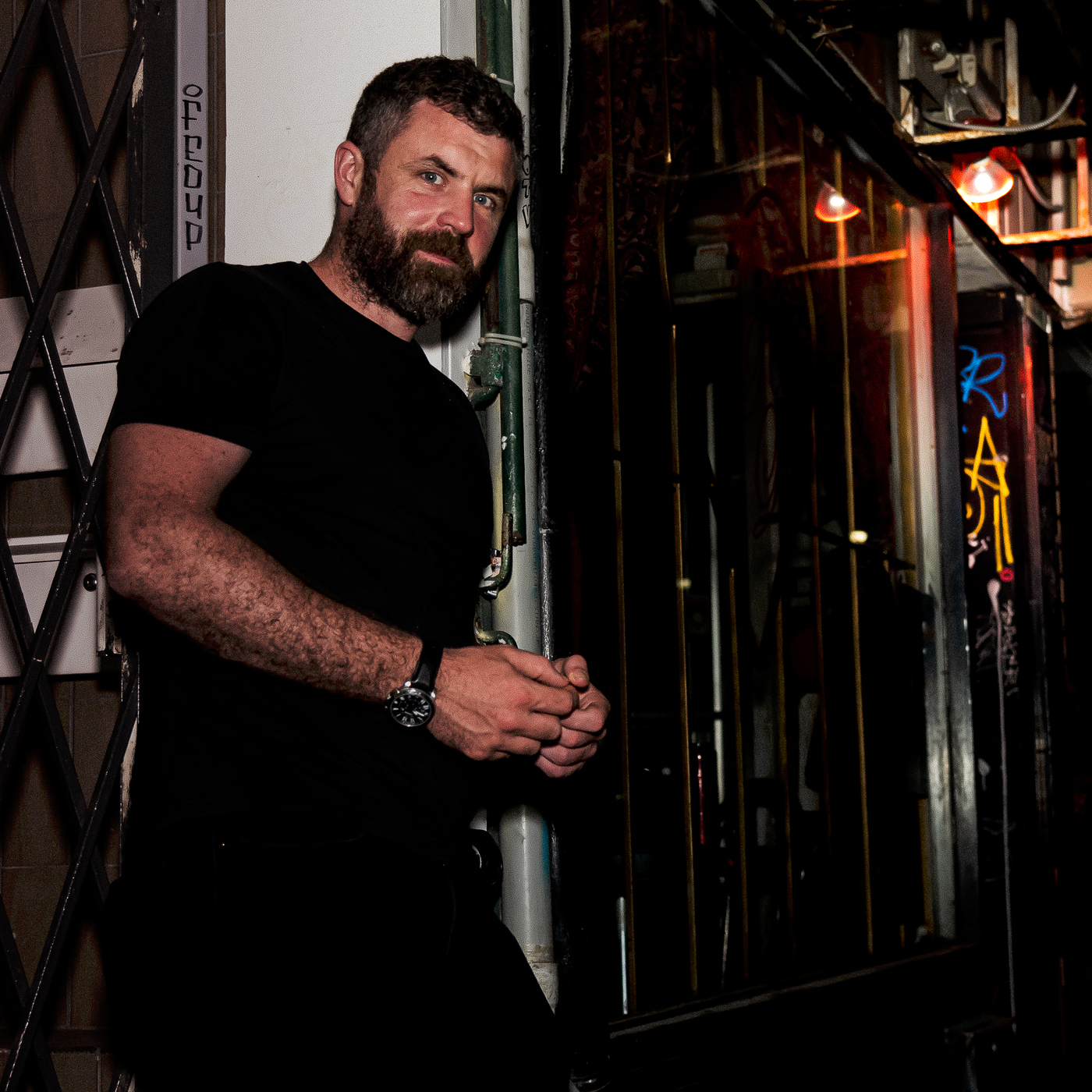 Mick Flannery in the ADDICTED Music Dept.