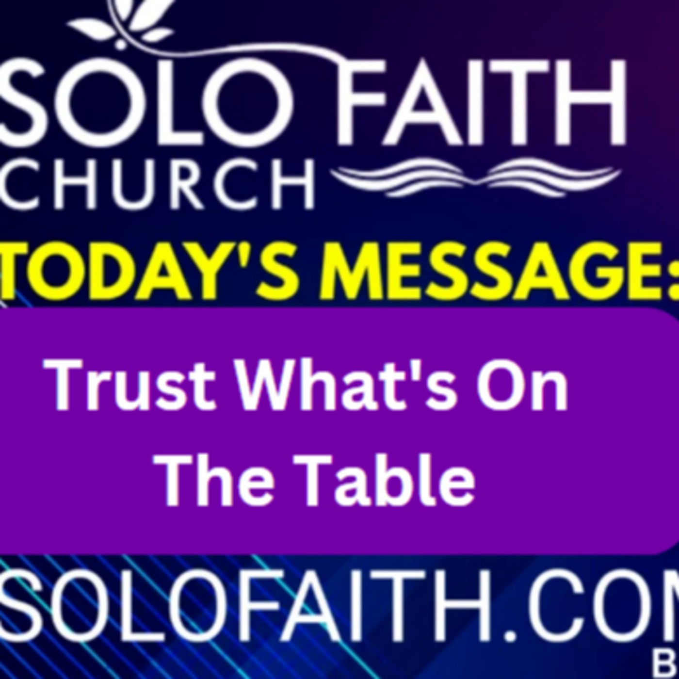 Episode 60: Trust What's On The Table - Bishop D.D. Lattimore