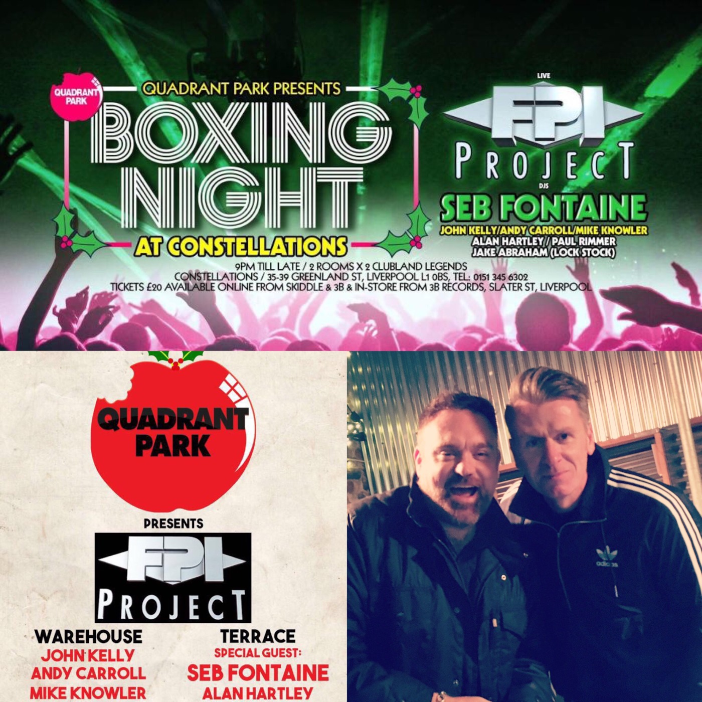 Quadrant Park Boxing Night Party