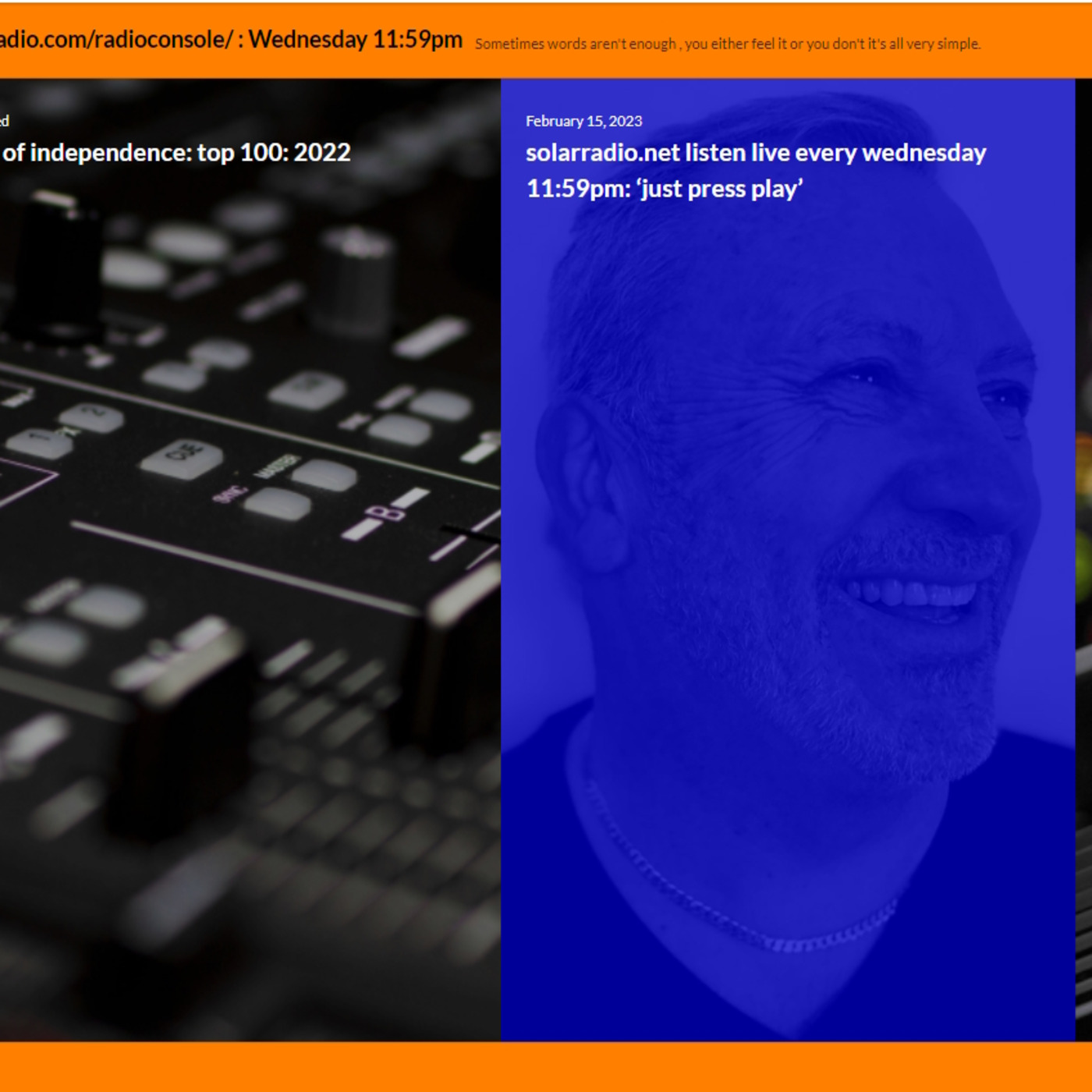 The Soul of Independence on Solar Radio Presented by Russ Cole Wednesday 12 Midnight