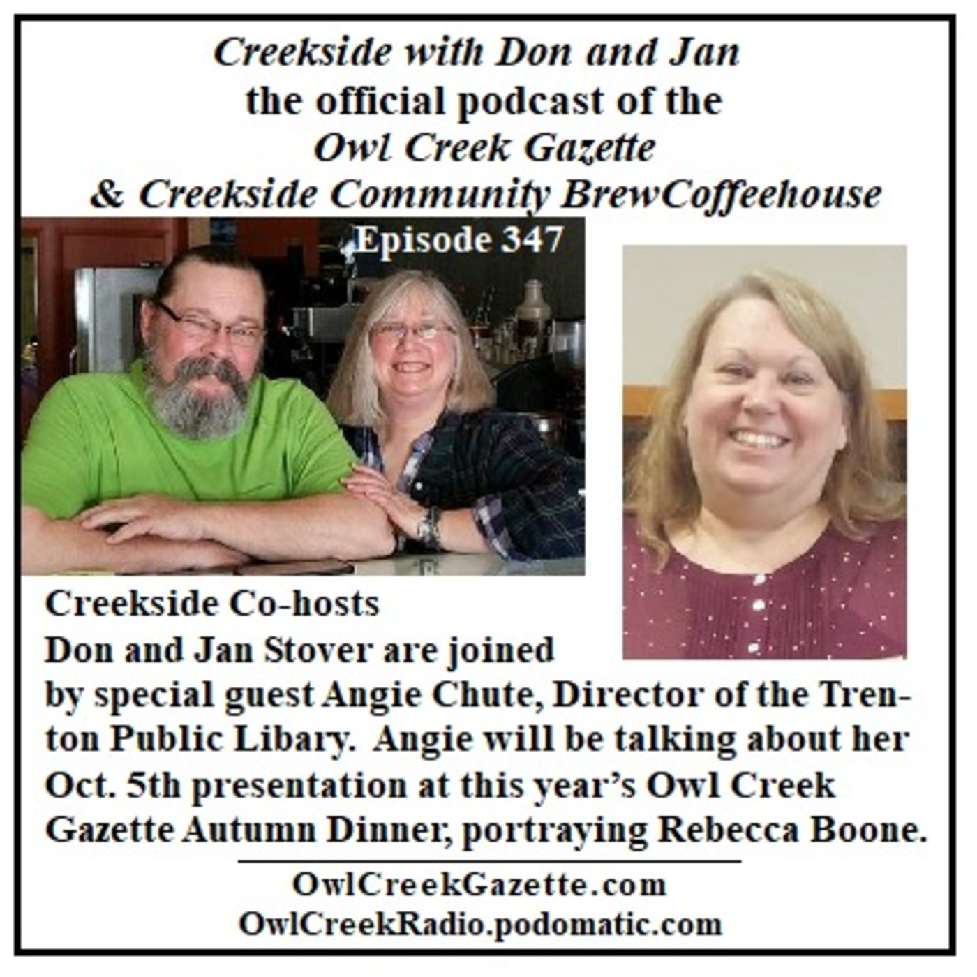 Creekside with Don and Jan
