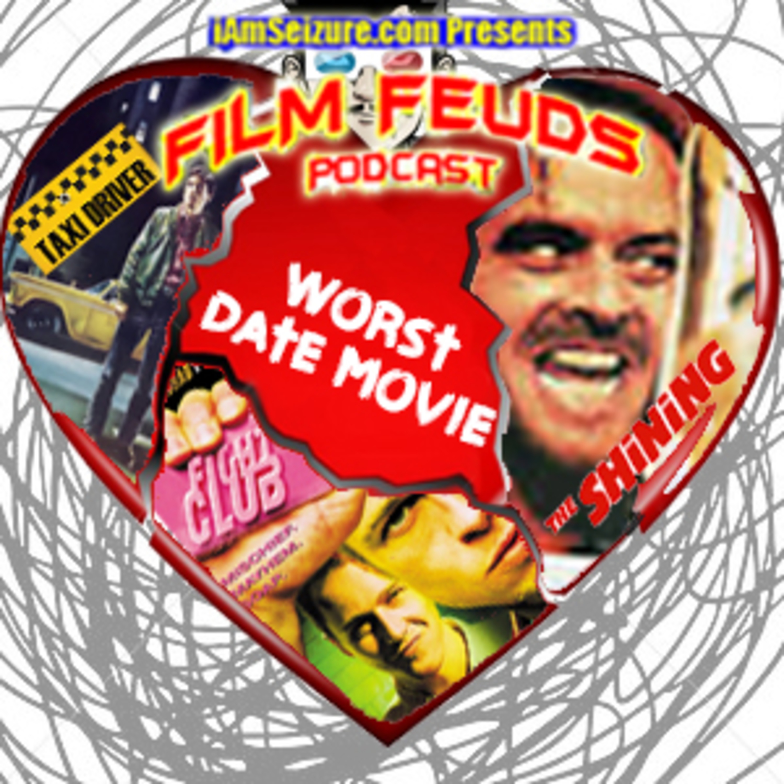Film Feuds S02E10 - Worst Date Movie - The Shining VS Fight Club VS Taxi Driver episode artwork