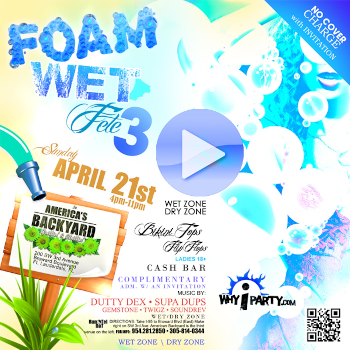 The Ultimate Foam Wet Fete 3 | Code Red | Preview on Whyiparty.com episode artwork