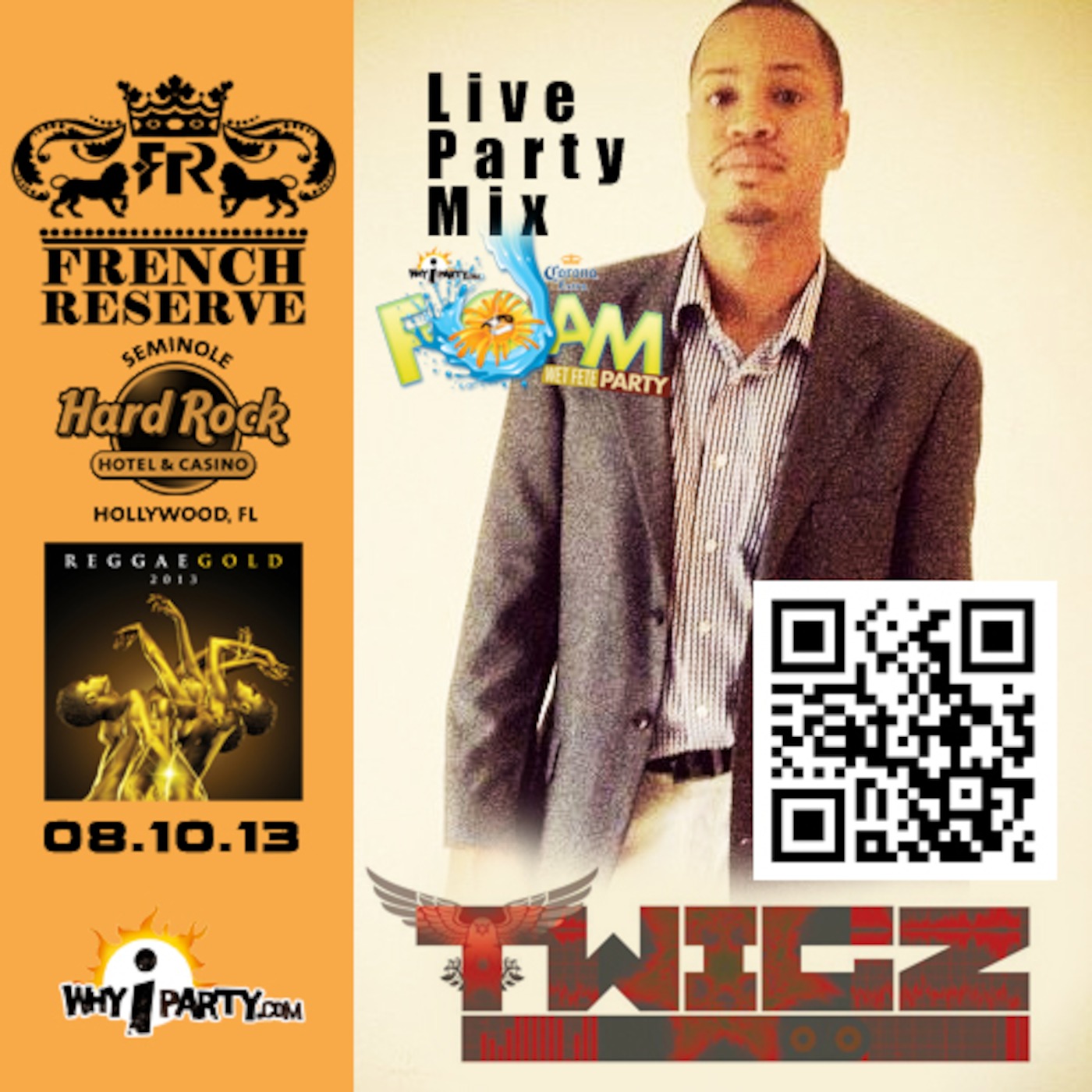 PRESS PLAY | DJ Twigz hosted by Walshy Fire of Major Lazer | French Reserve 08.10.13 episode artwork