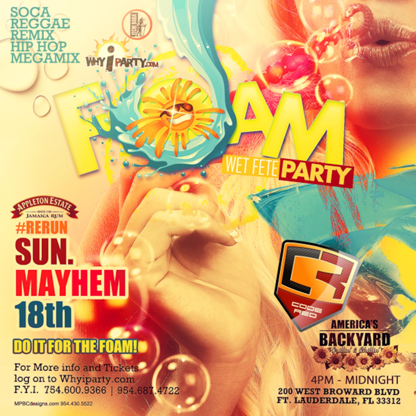 PRESS PLAY! V3 Ultimate Foam Wet Fete Summer Mayhem: CODERED | CodeLank Whyiparty.com episode artwork