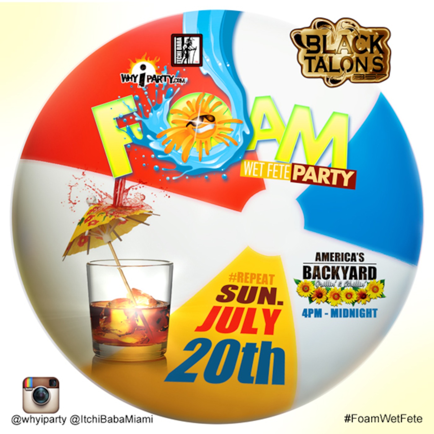 The Foam Wetfete Summer Rehab | Sunday July 20th 2014 | Whyiparty.com episode artwork