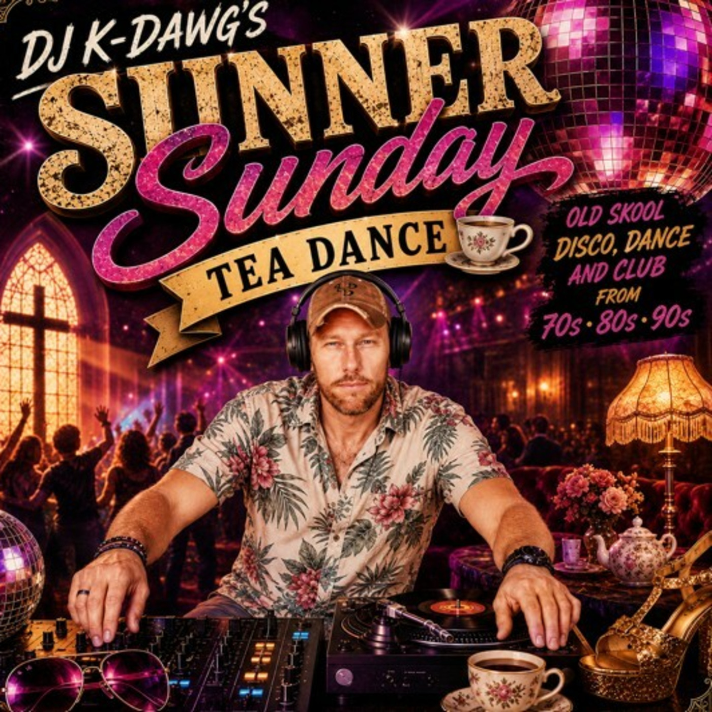 Episode 32767: 26.06.14 Sunday Tea dance - "Sinner" Sundays - Throwback DISCO, Dance, Club 70s, 80, 90s episode artwork