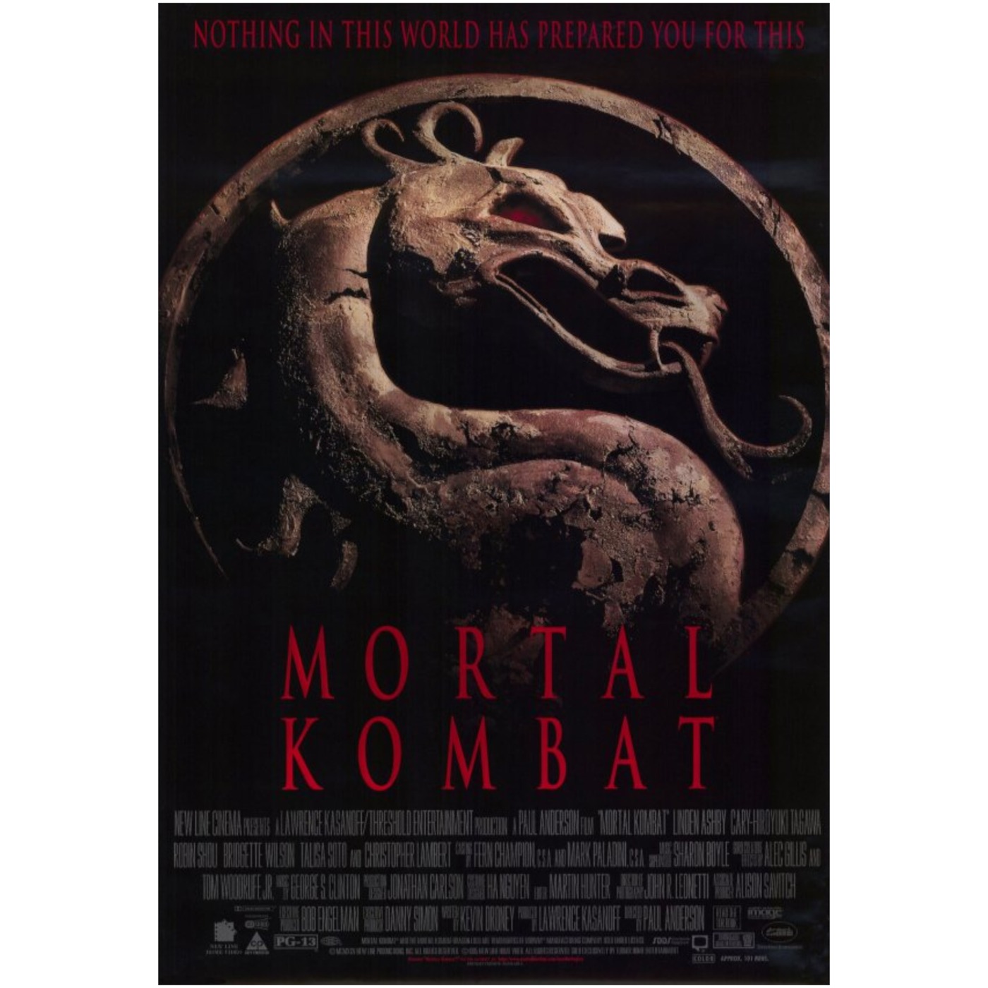Ten Years Gone (or so) Mortal Combat the movie 1995 (precast)