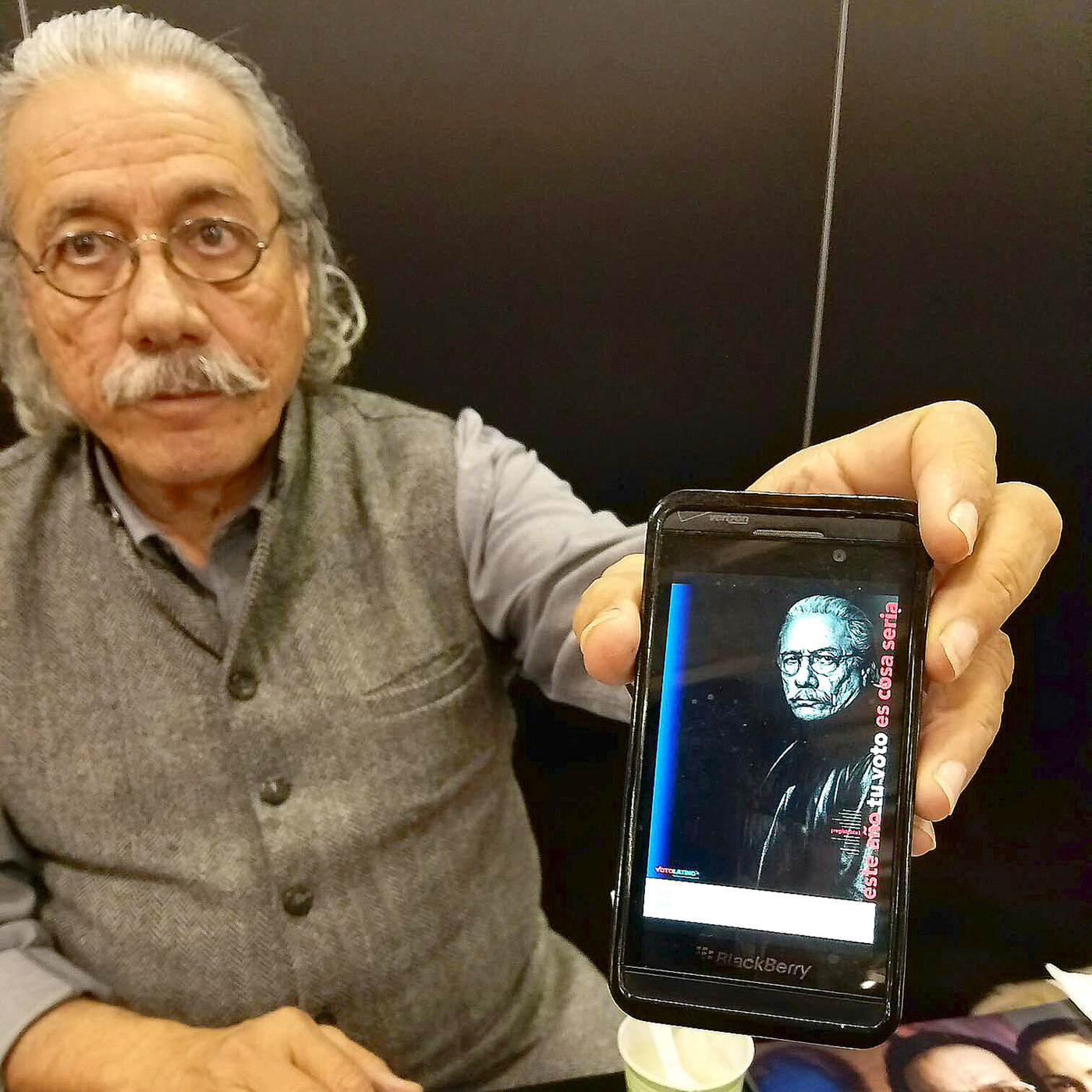 Quick interview w/ Giancarlo Esposito & Edward James Olmos