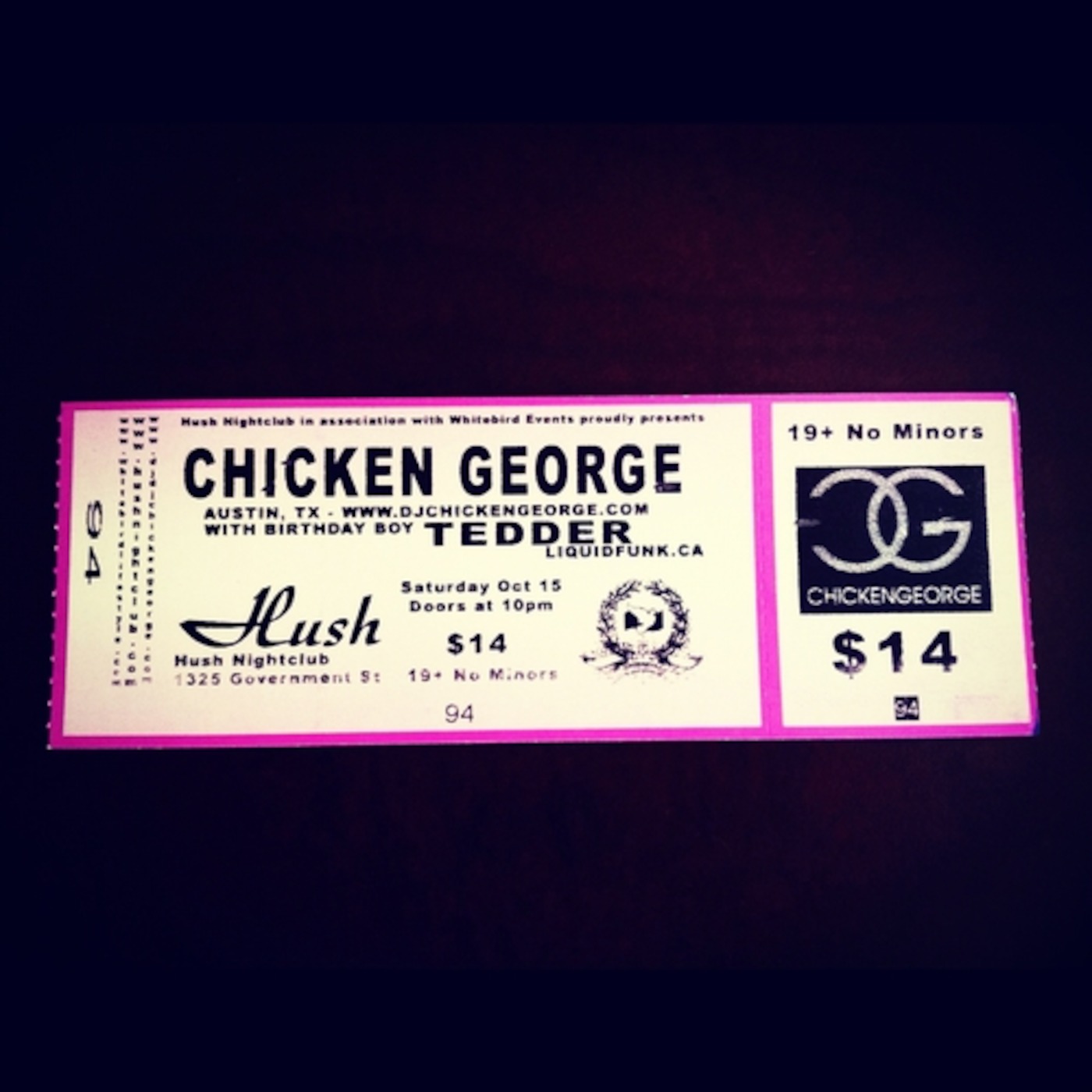 DJ Chicken George - Live @ Hush Nightclub - Victoria, BC (Part 2)