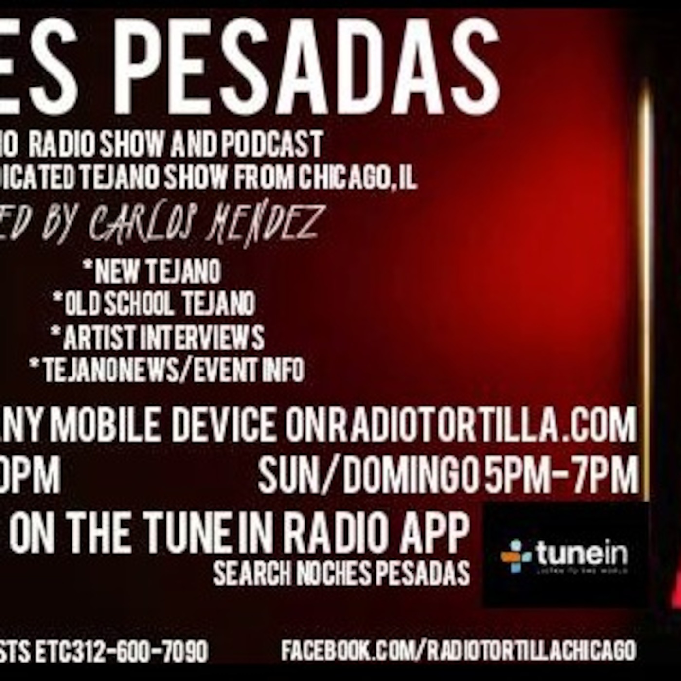 Noches Pesadas Tejano show podcast