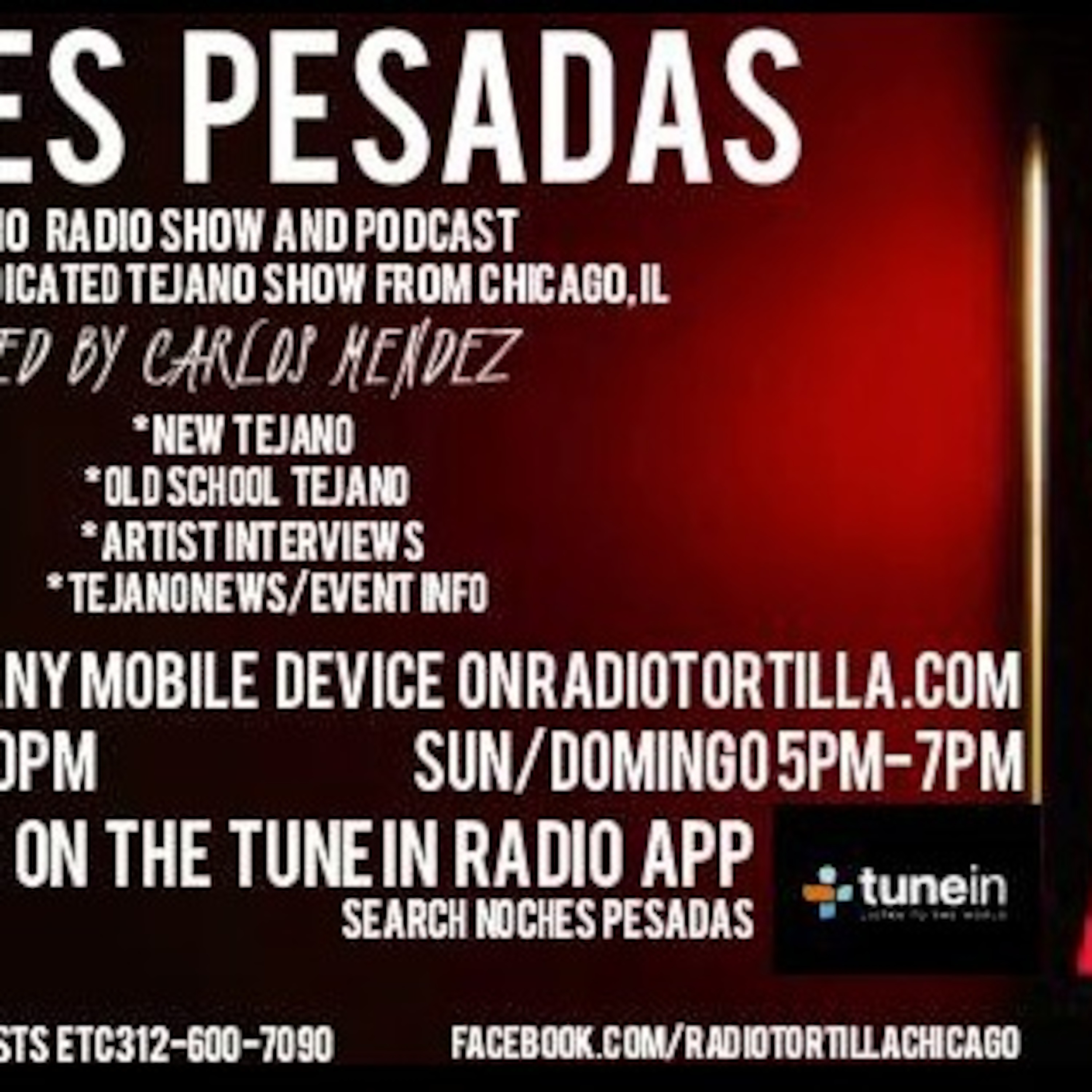 Noches Pesadas Tejano show podcast