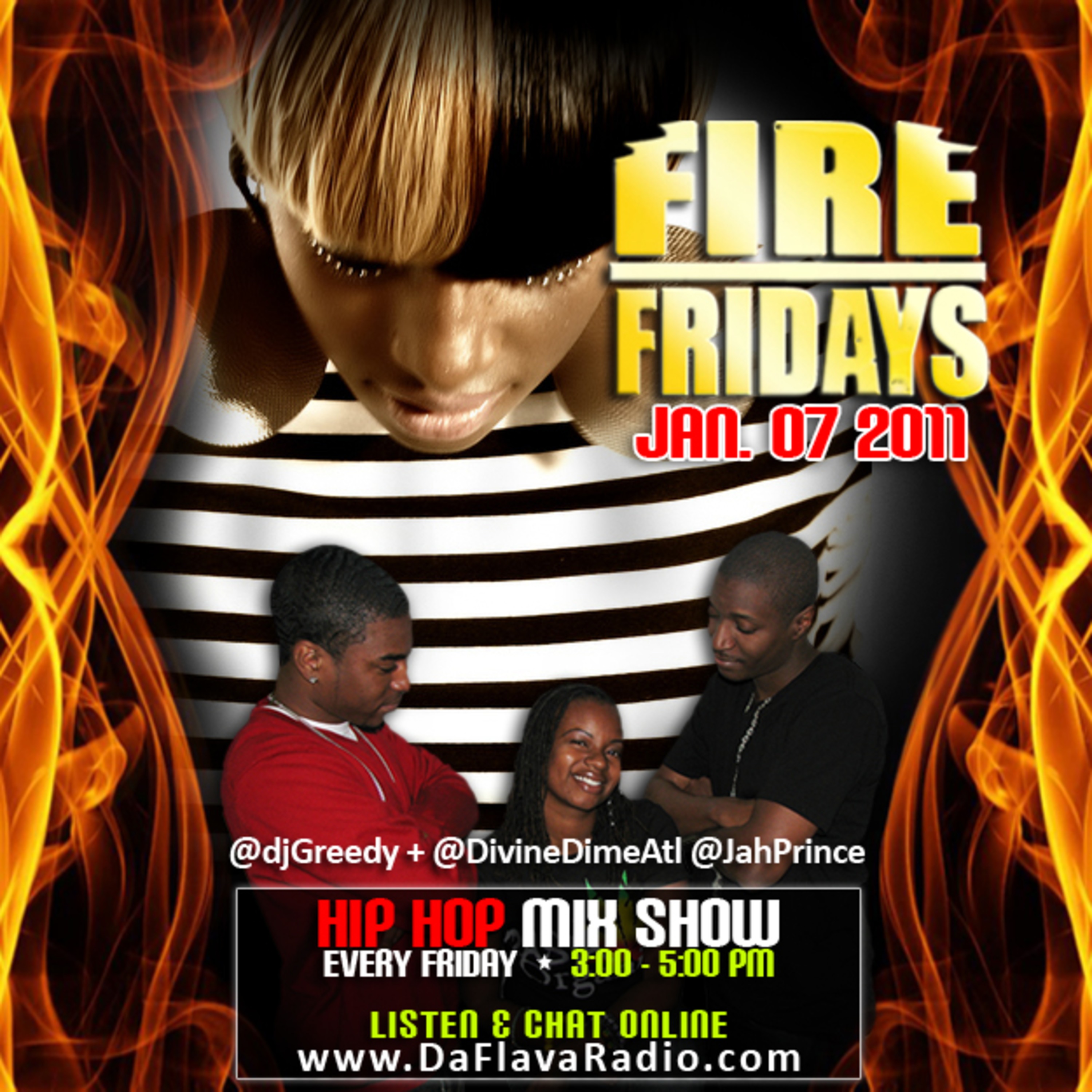 FireFridays\' Weekly Hip Hop Show 3-5pm (EST)