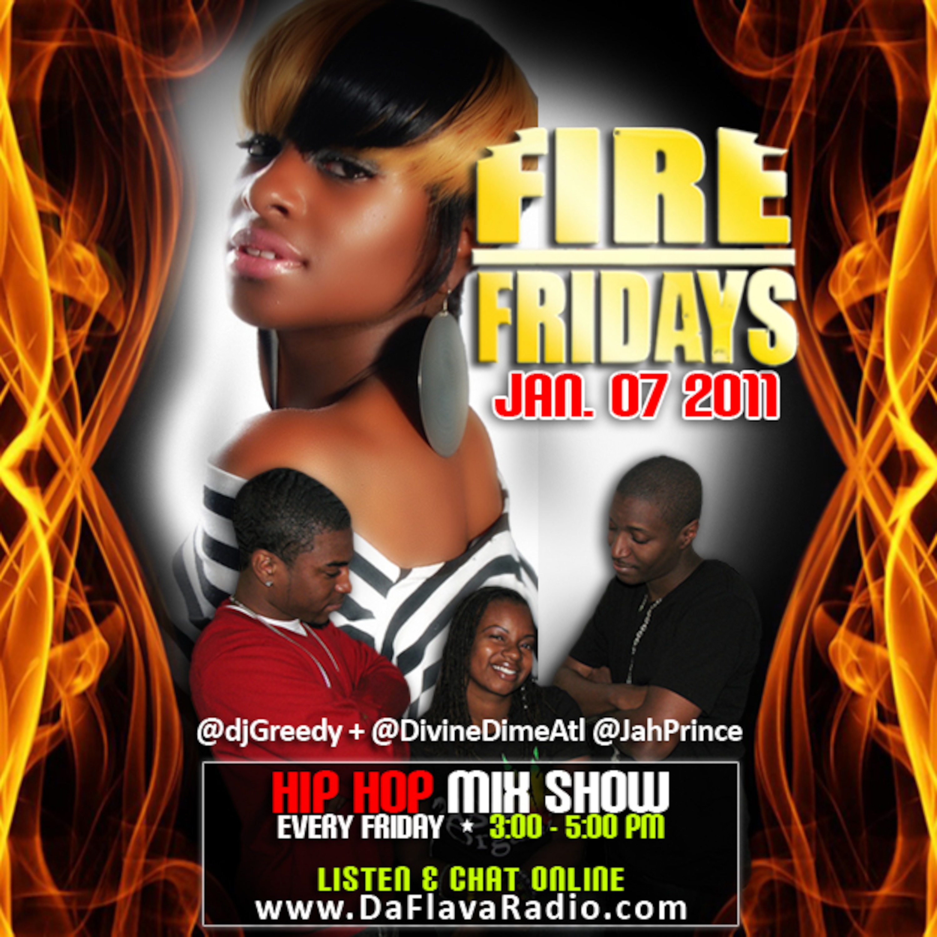 FireFridays\' Weekly Hip Hop Show 3-5pm (EST)
