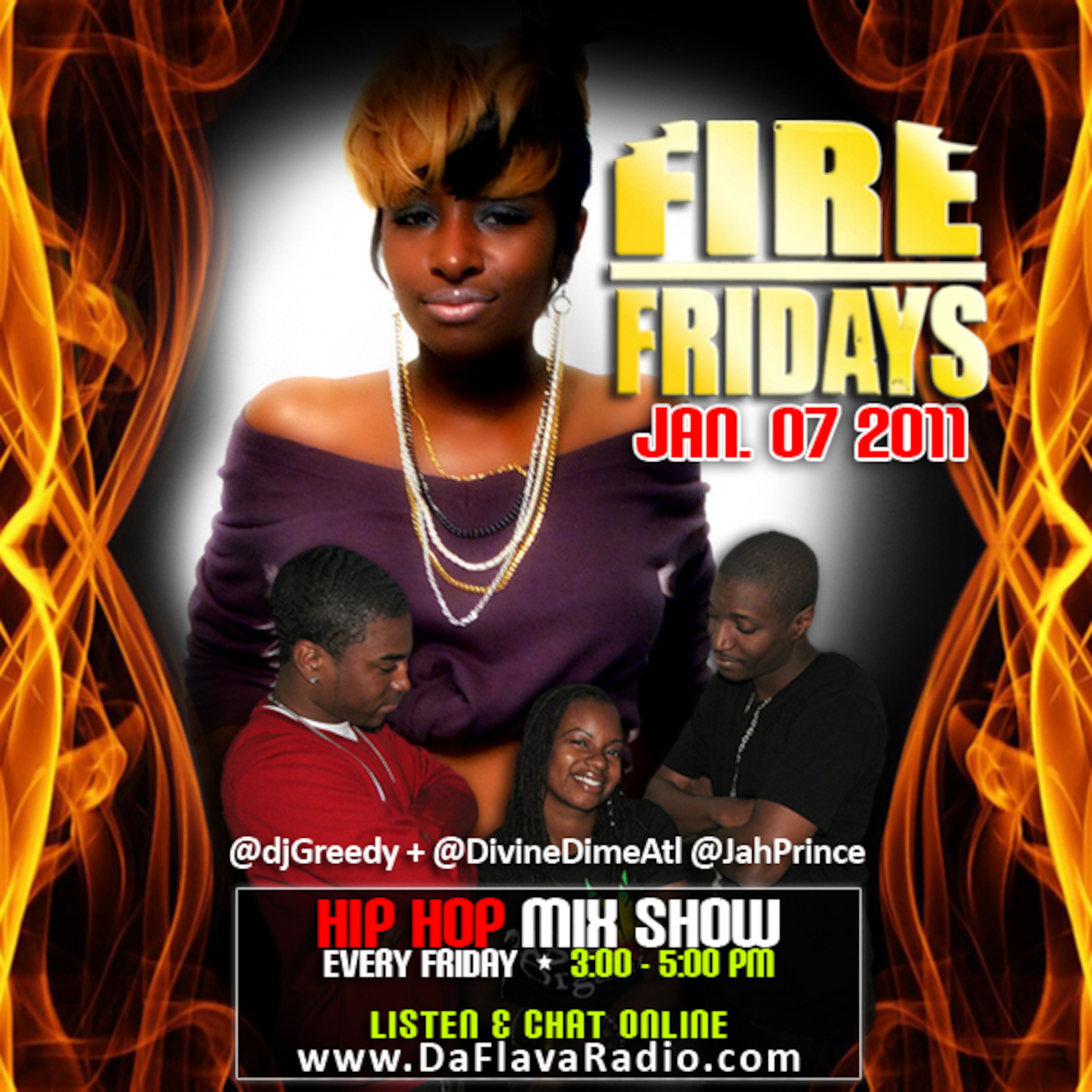 FireFridays\' Weekly Hip Hop Show 3-5pm (EST)