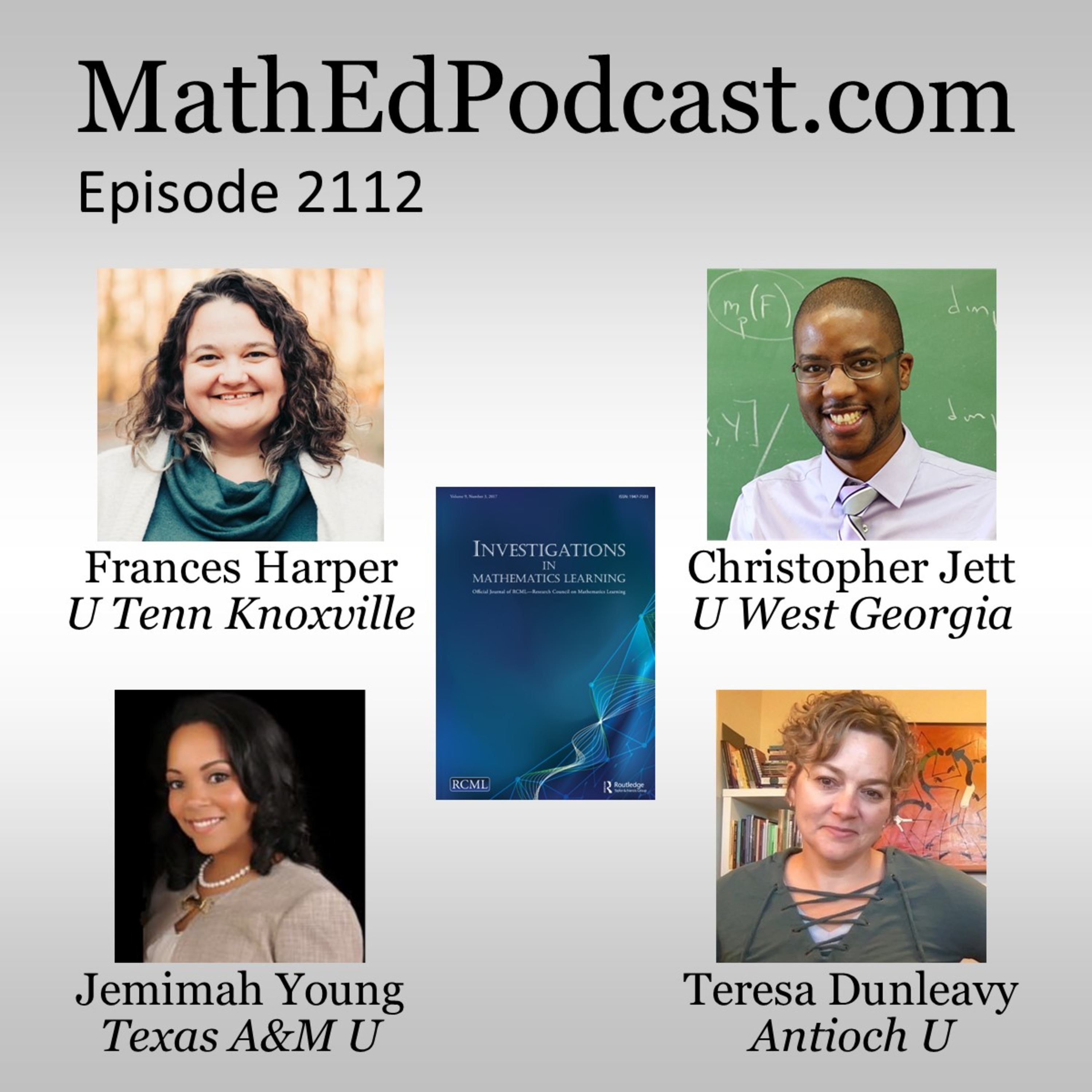 Episode 2112: Episode 2112: Digest 8 - Investigations in Mathematics Learning 13(1)