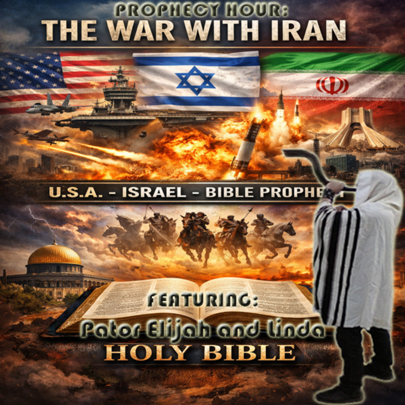 Episode 1578: MISSION WATCH: The War With Iran! Featuring: Pastor Elijah and Linda Catlin (video)