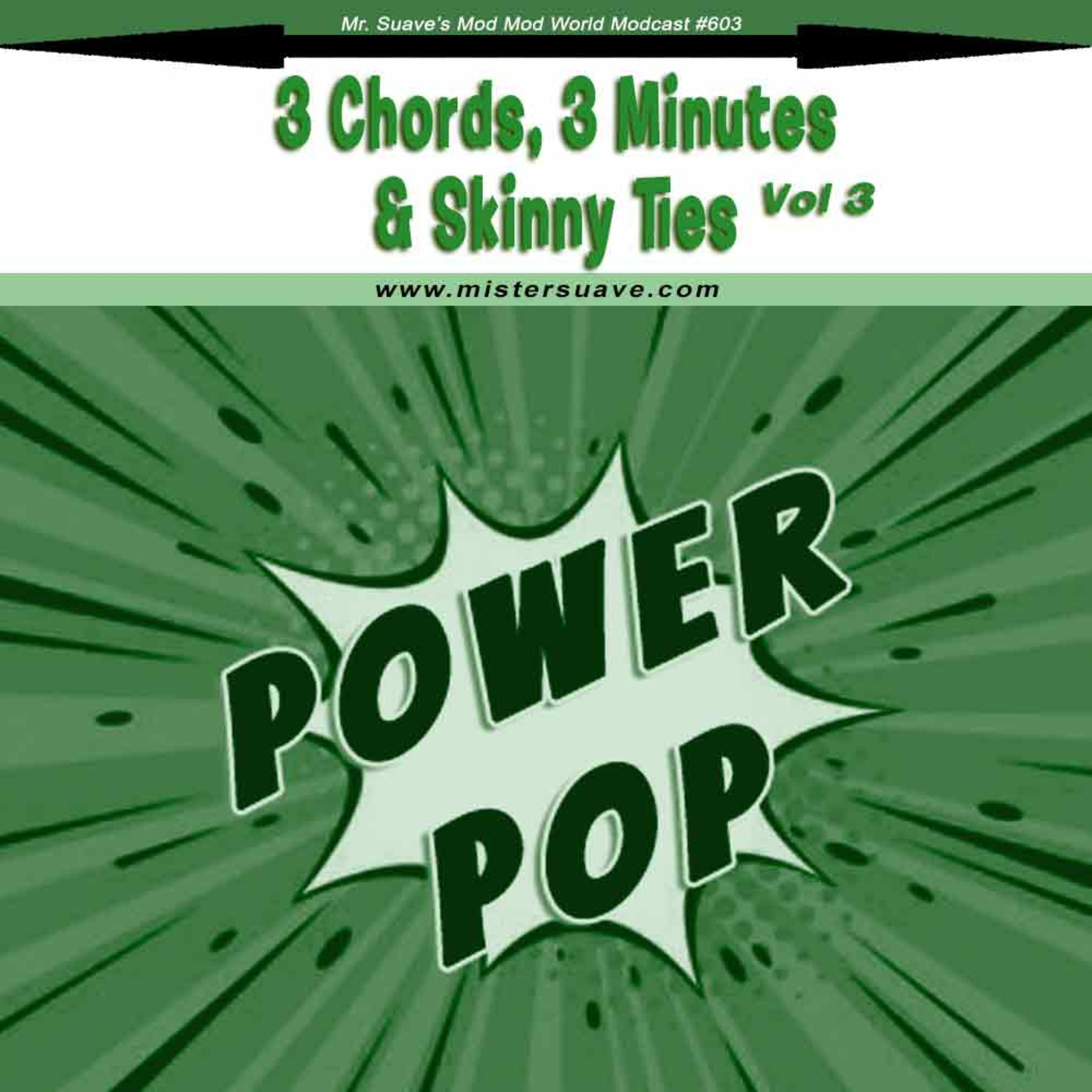 Episode 603: Modcast #603: 3 Chords, 3 Minutes, & Skinny Ties - Vol. III episode artwork