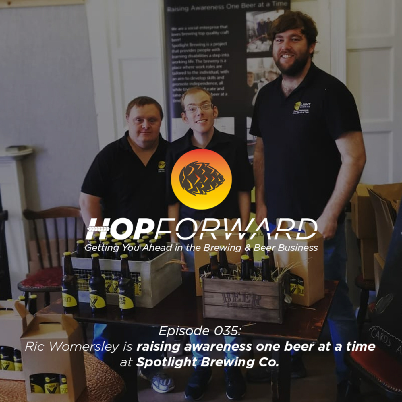 Ric Womersley is Raising Awareness One Beer at a Time [at Spotlight Brewing Co.]
