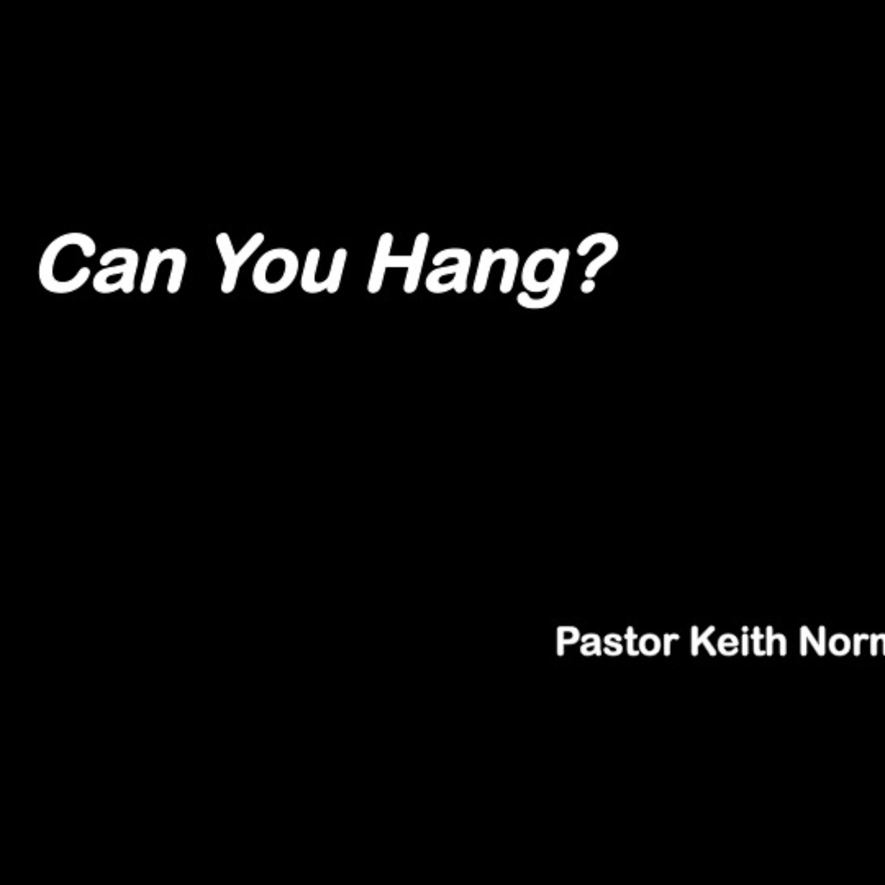 Can you hang? episode artwork