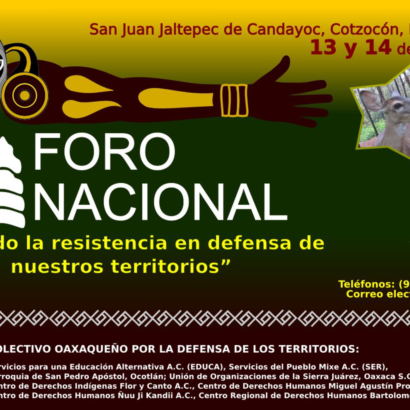 SEGUNDO FORO NACIONAL *TEJIENDO LA RESISTENCIA POR LA DEFENSA DE NUESTROS TERRITORIOS* episode artwork